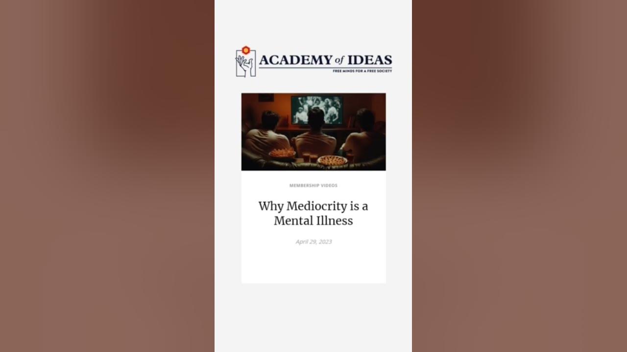 Why Mediocrity is a Mental Illness episode artwork