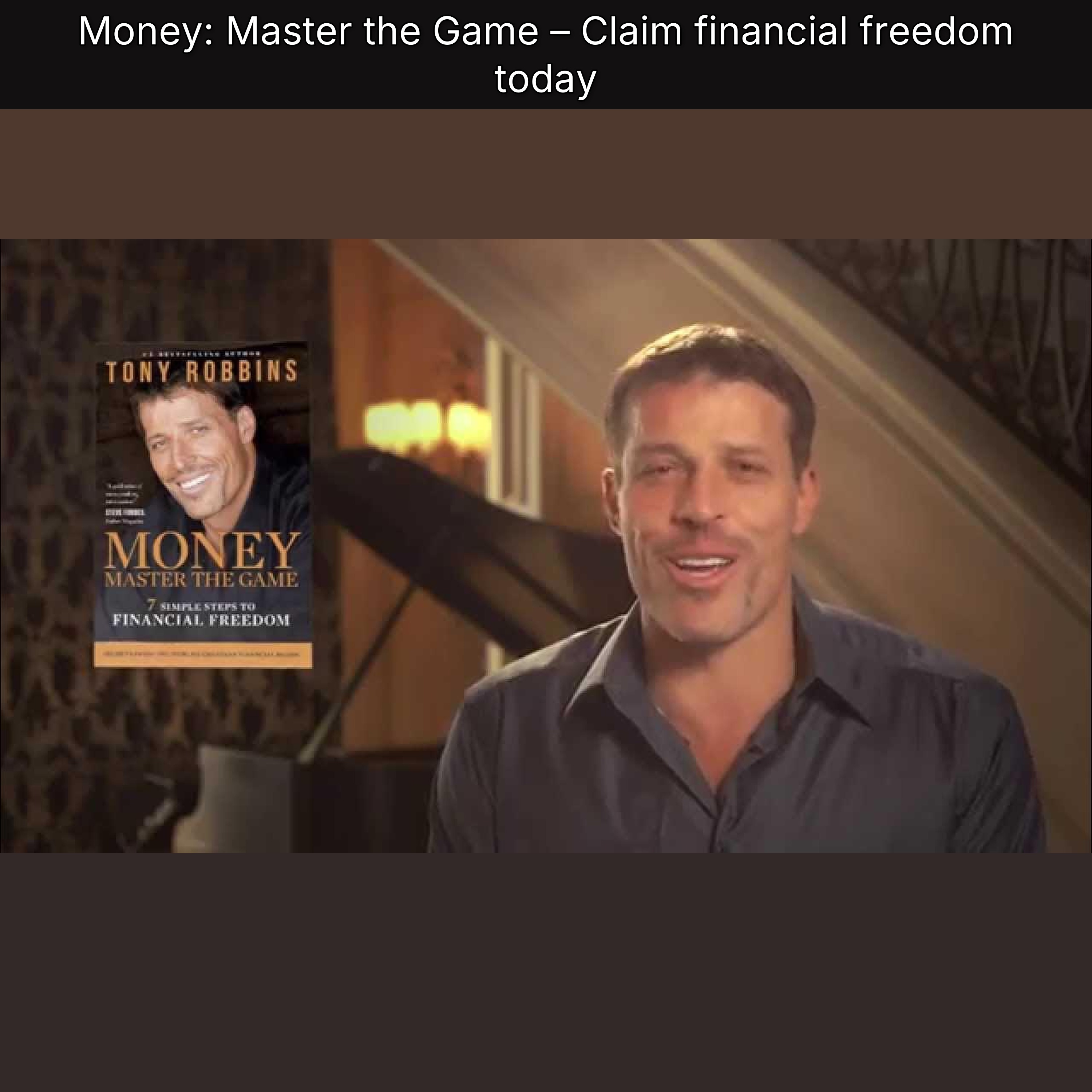 Money: Master the Game – Claim financial freedom today