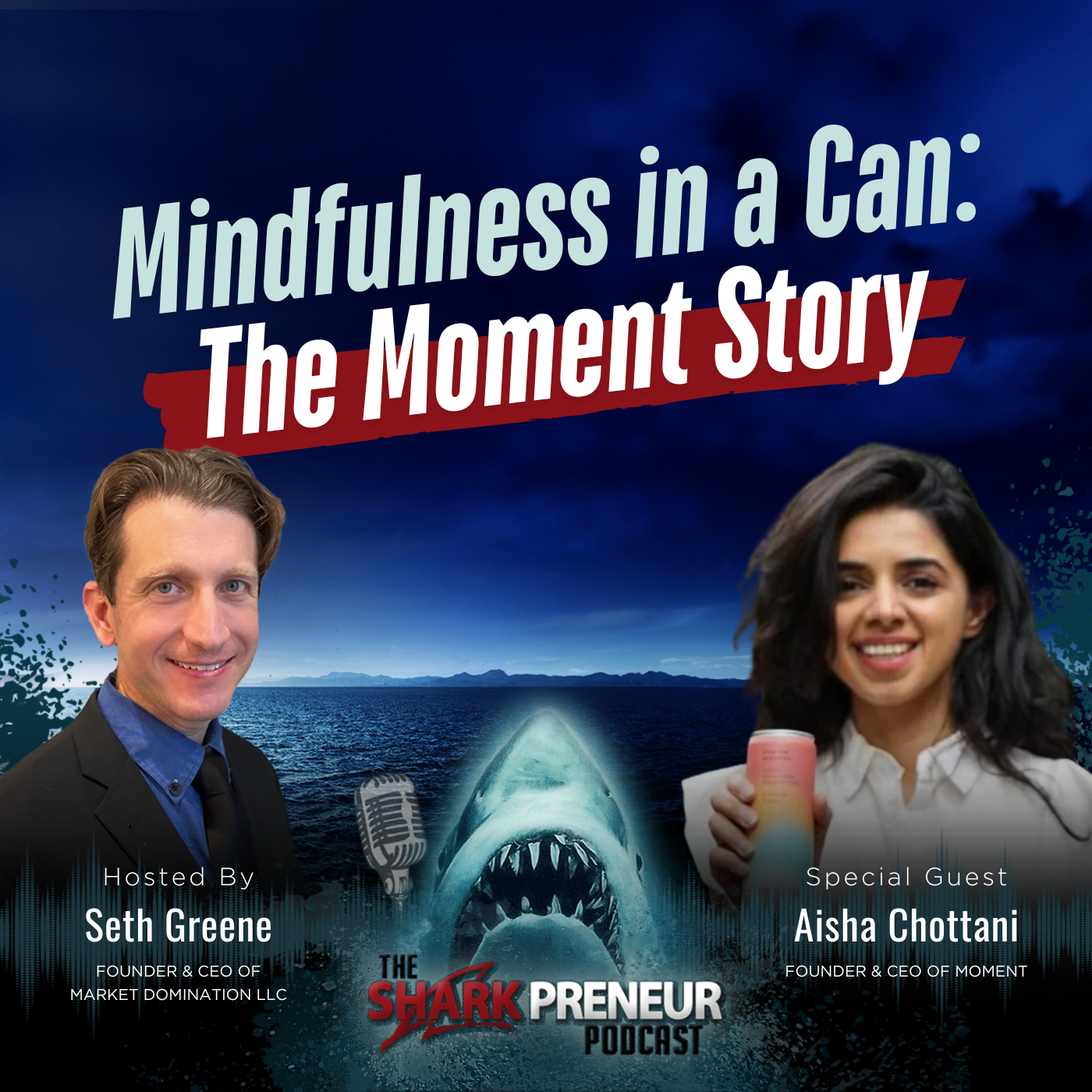 Episode 1216: Mindfulness in a Can: The Moment Story with Aisha Chottani