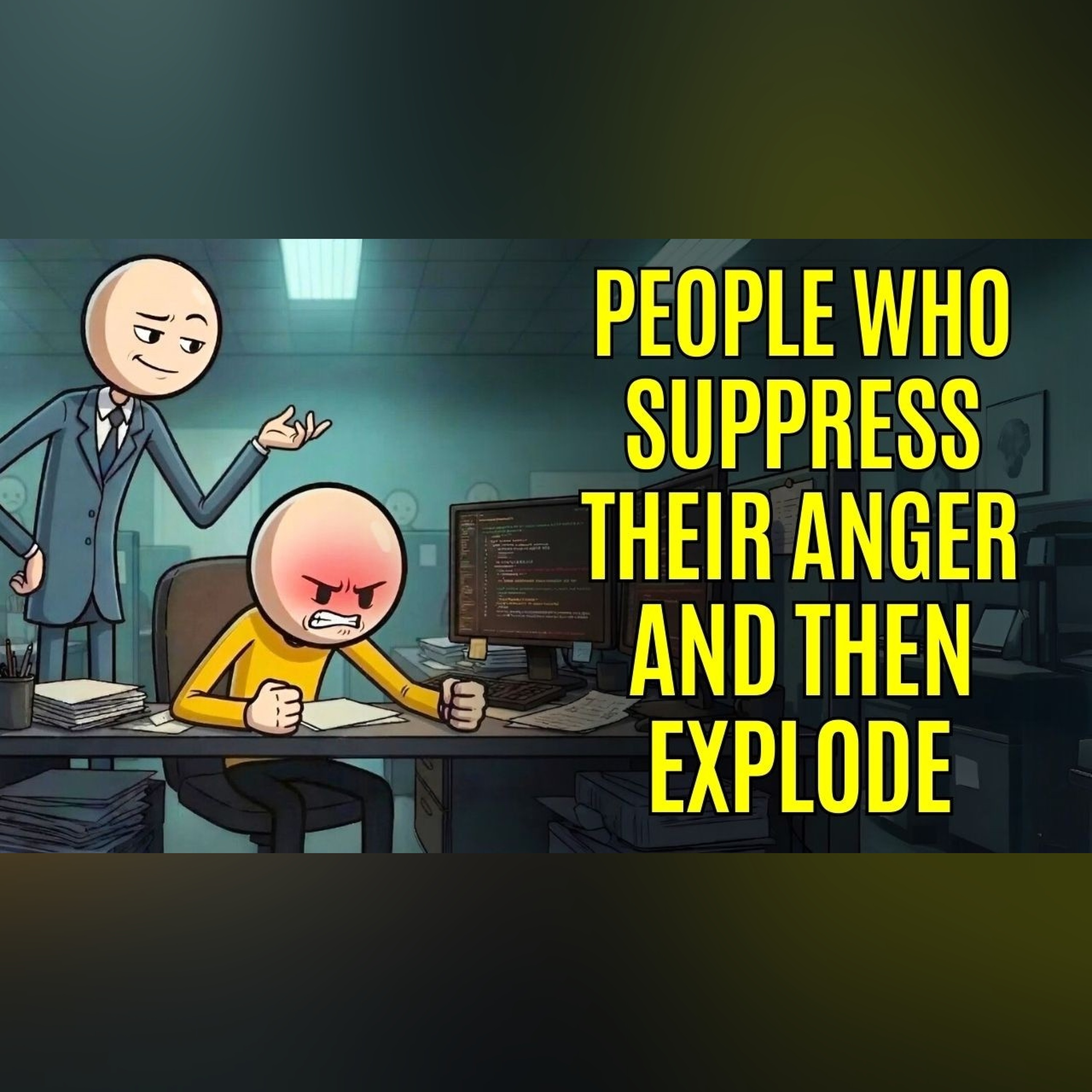 The Psychology of People Who Suppress Their Anger and Then Explode