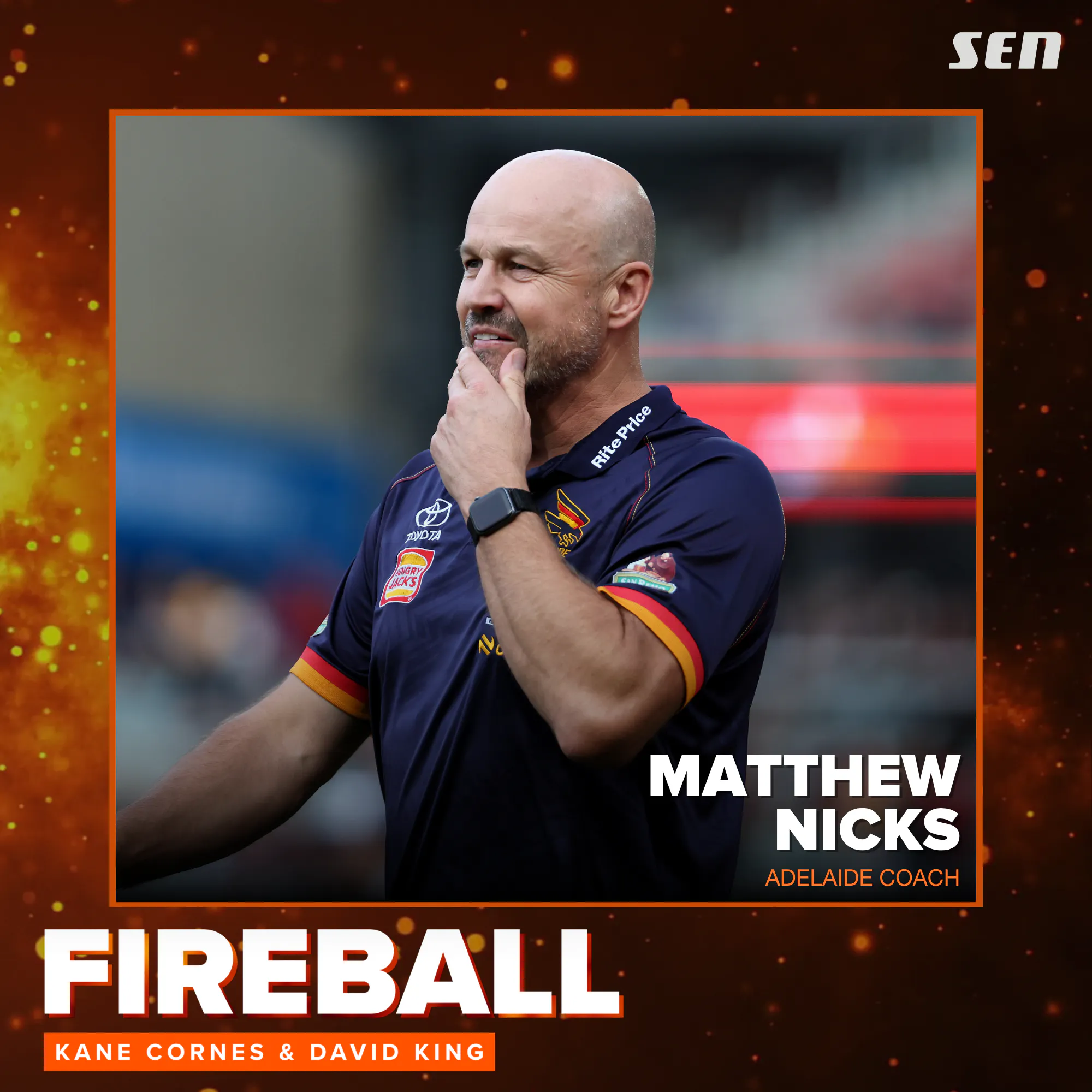 Adelaide coach Matthew Nicks (12.06.26)