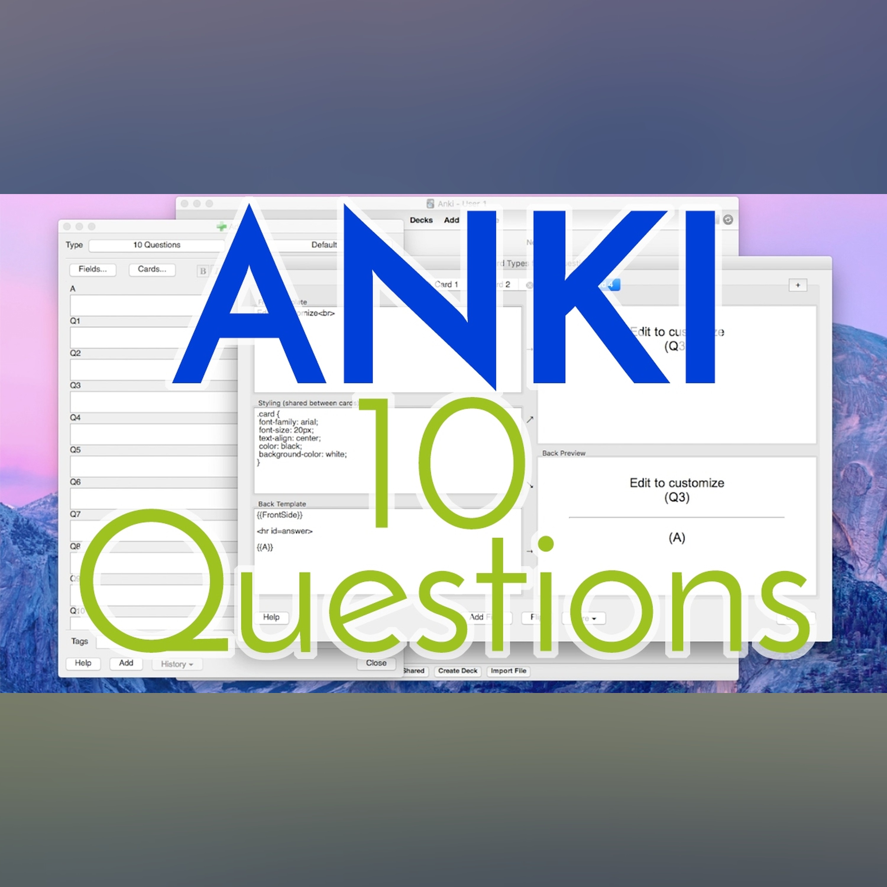How to Use Anki Effectively - 10 Question Tutorial [Part 3] episode artwork