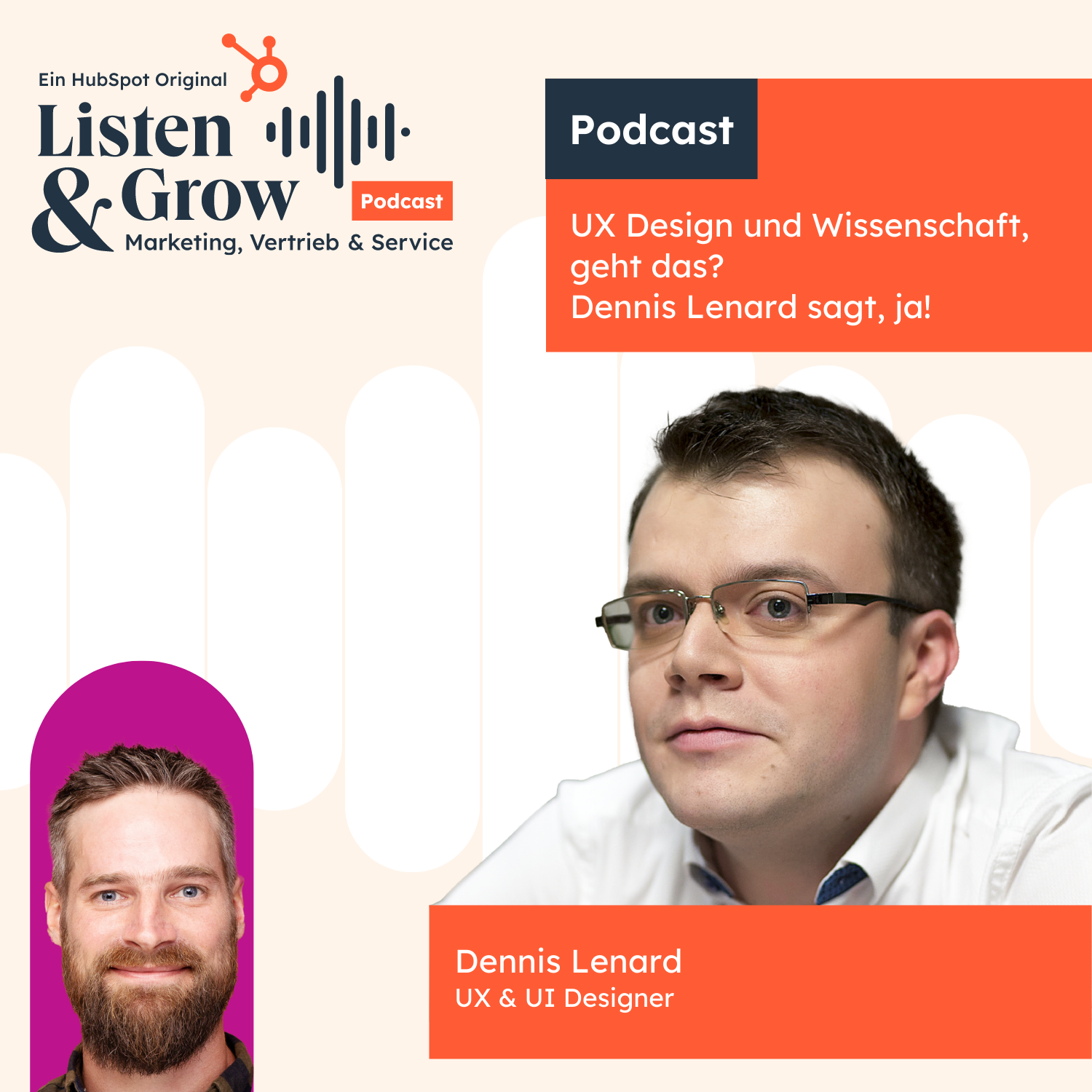 #190 UX Design und Wissenschaft, geht das? Dennis Lenard sagt, ja! episode artwork