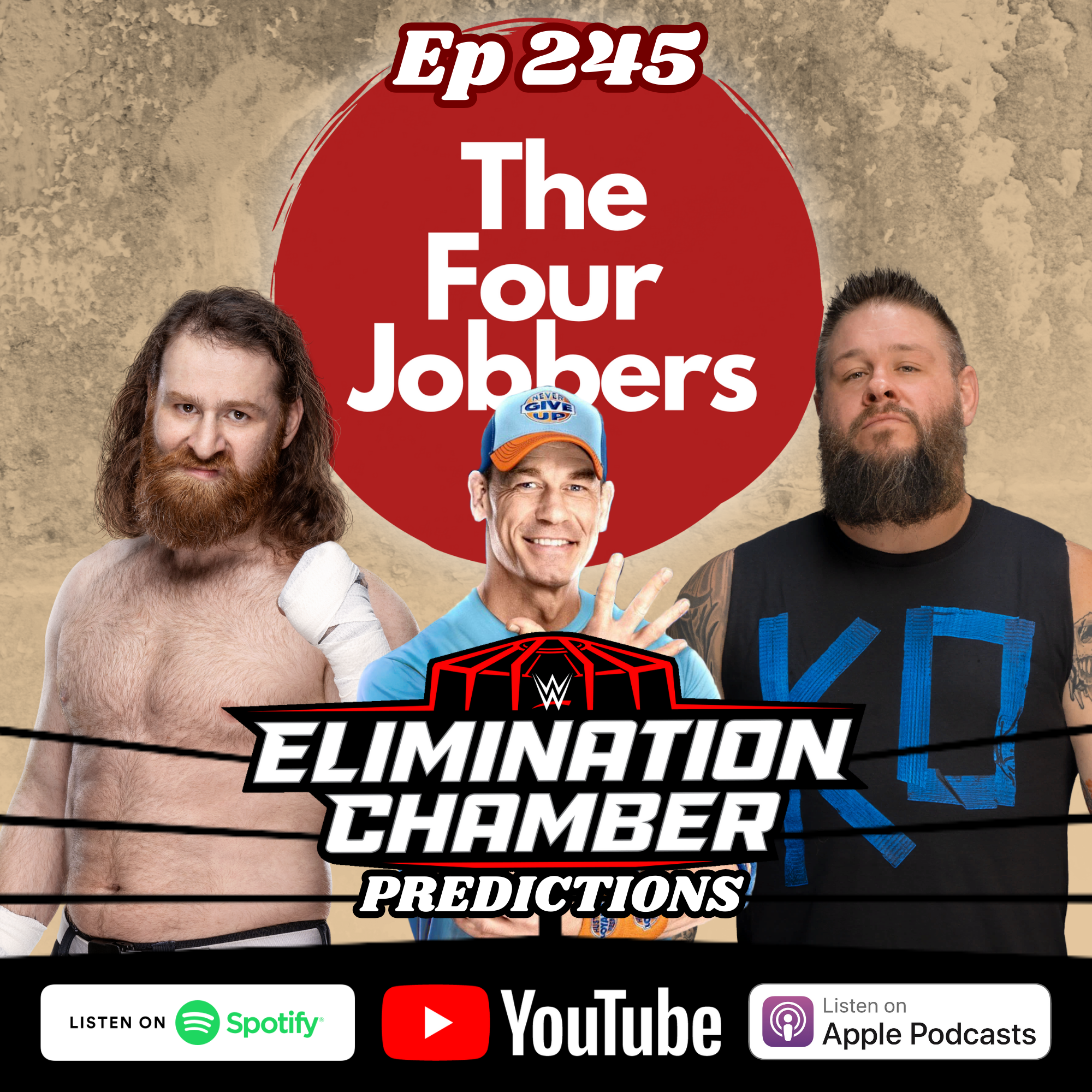 Ep 245 - WWE Elimination Chamber 2025 Predictions episode artwork