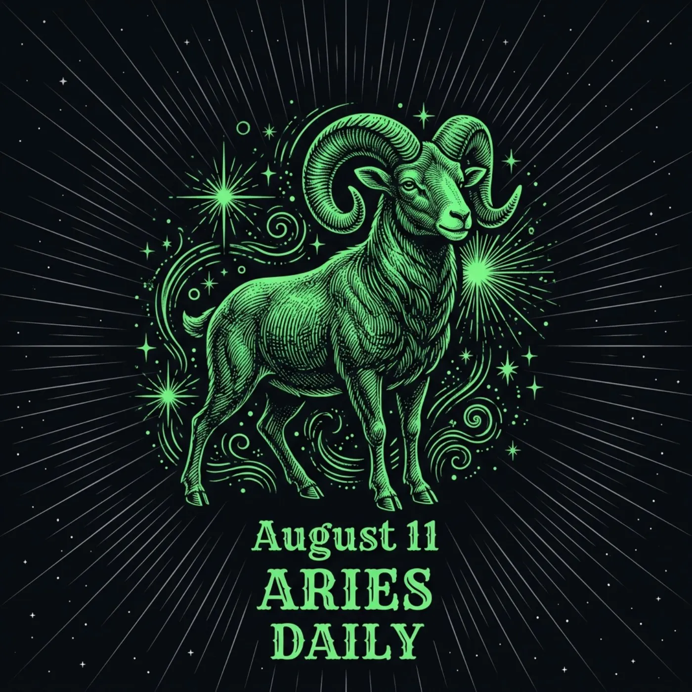 Tuesday, August 11, 2026 Aries Horoscope Today artwork