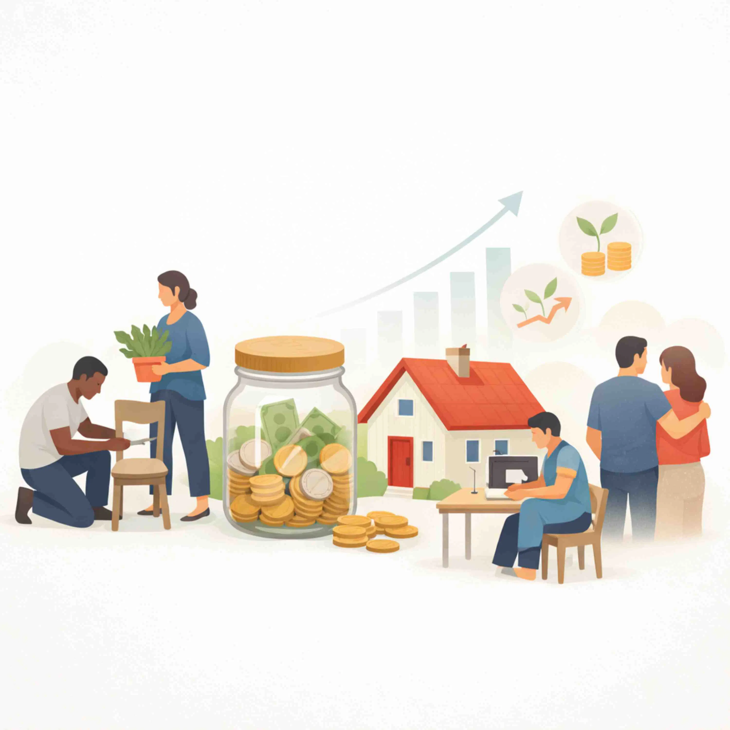 3542: How To Reach Financial Independence On A Low Income by Christina Browning of Our Rich Journey episode artwork
