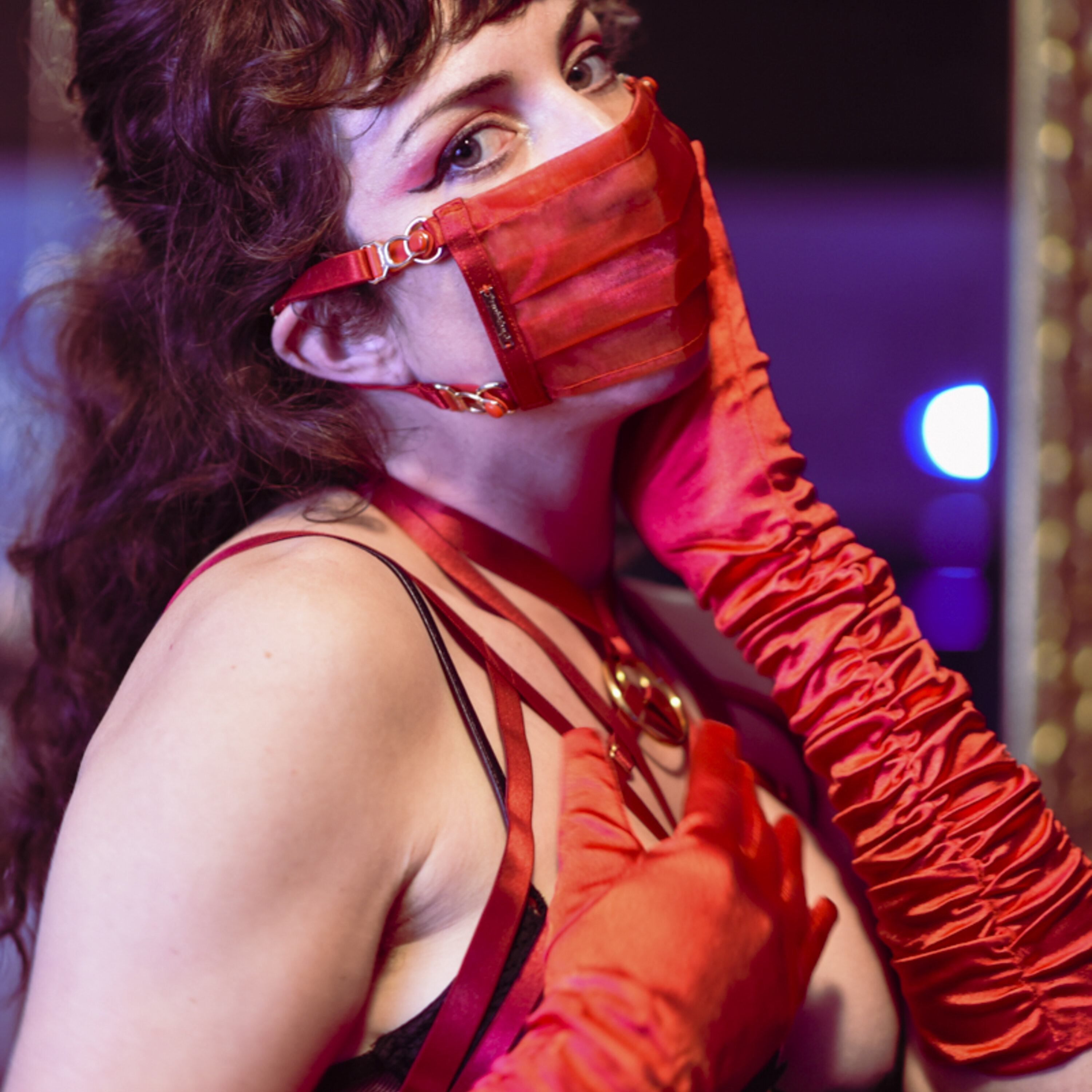 Mistress Odette speaks about donating masks to workers in Austin episode artwork