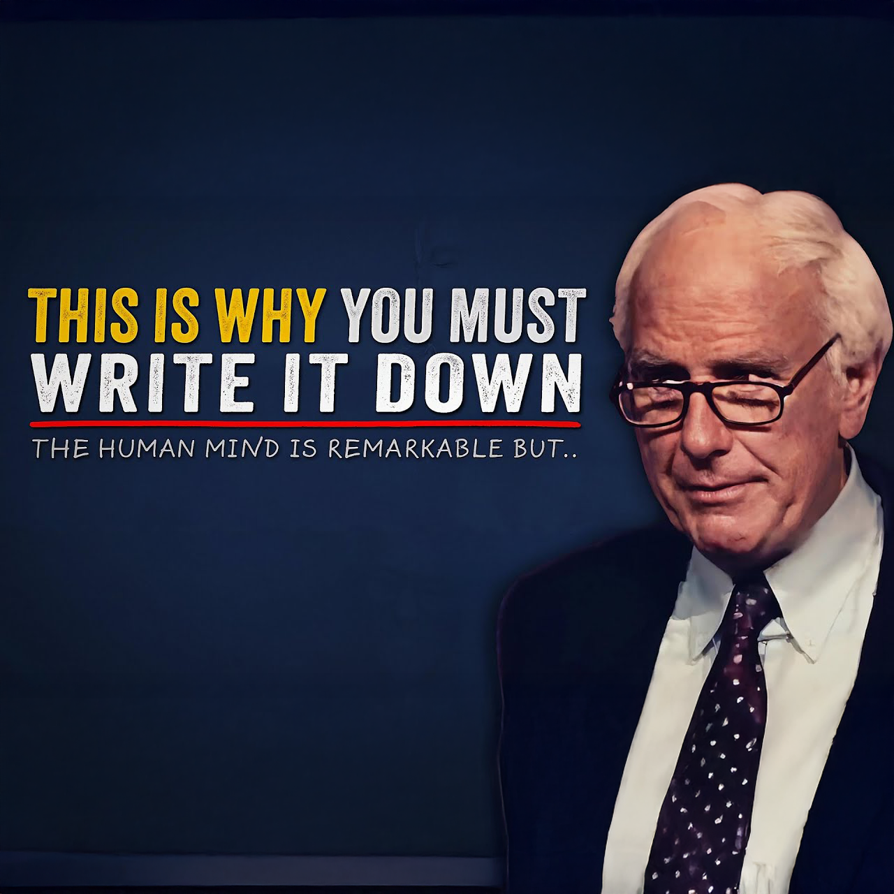 Why You Need to Write It Down | Jim Rohn Motivation
