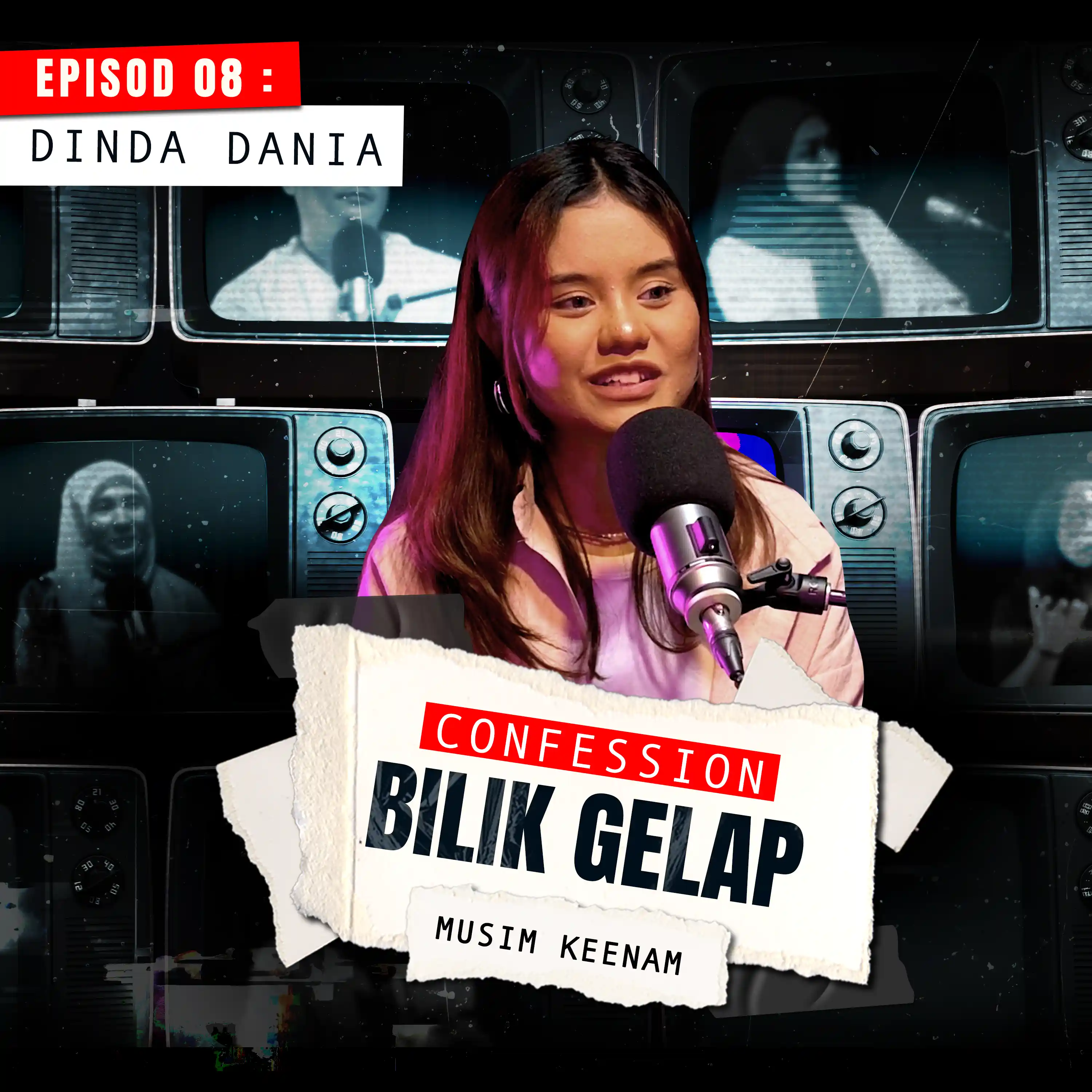 Belajar Susah Sejak Umur 9 Tahun, Busking Dapat RM10 - Dinda Dania | Confession Bilik Gelap S6EP8