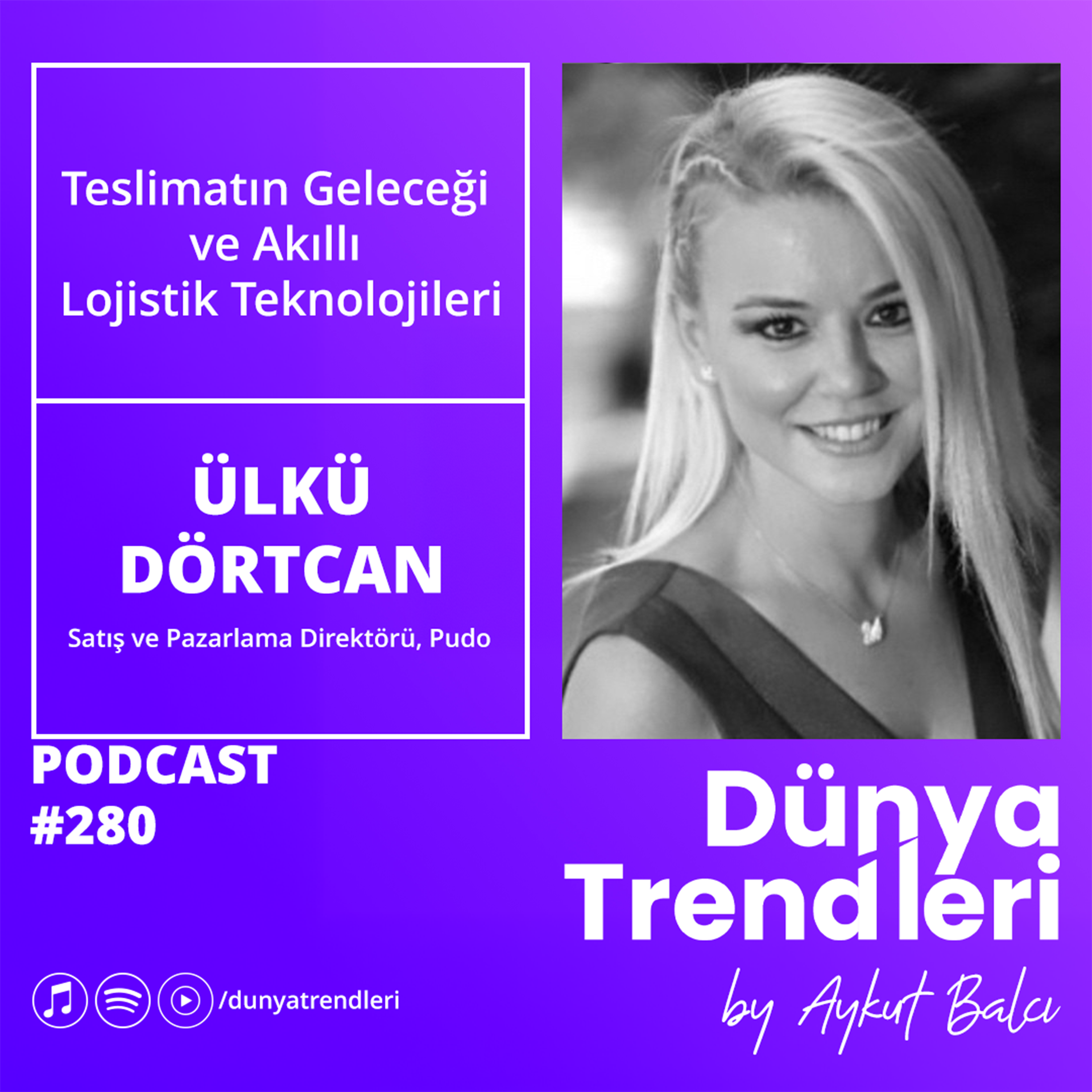 Teslimatın Geleceği ve Akıllı Lojistik Teknolojileri - Konuk: Pudo Satış ve Pazarlama Direktörü  Ülkü Dörtcan