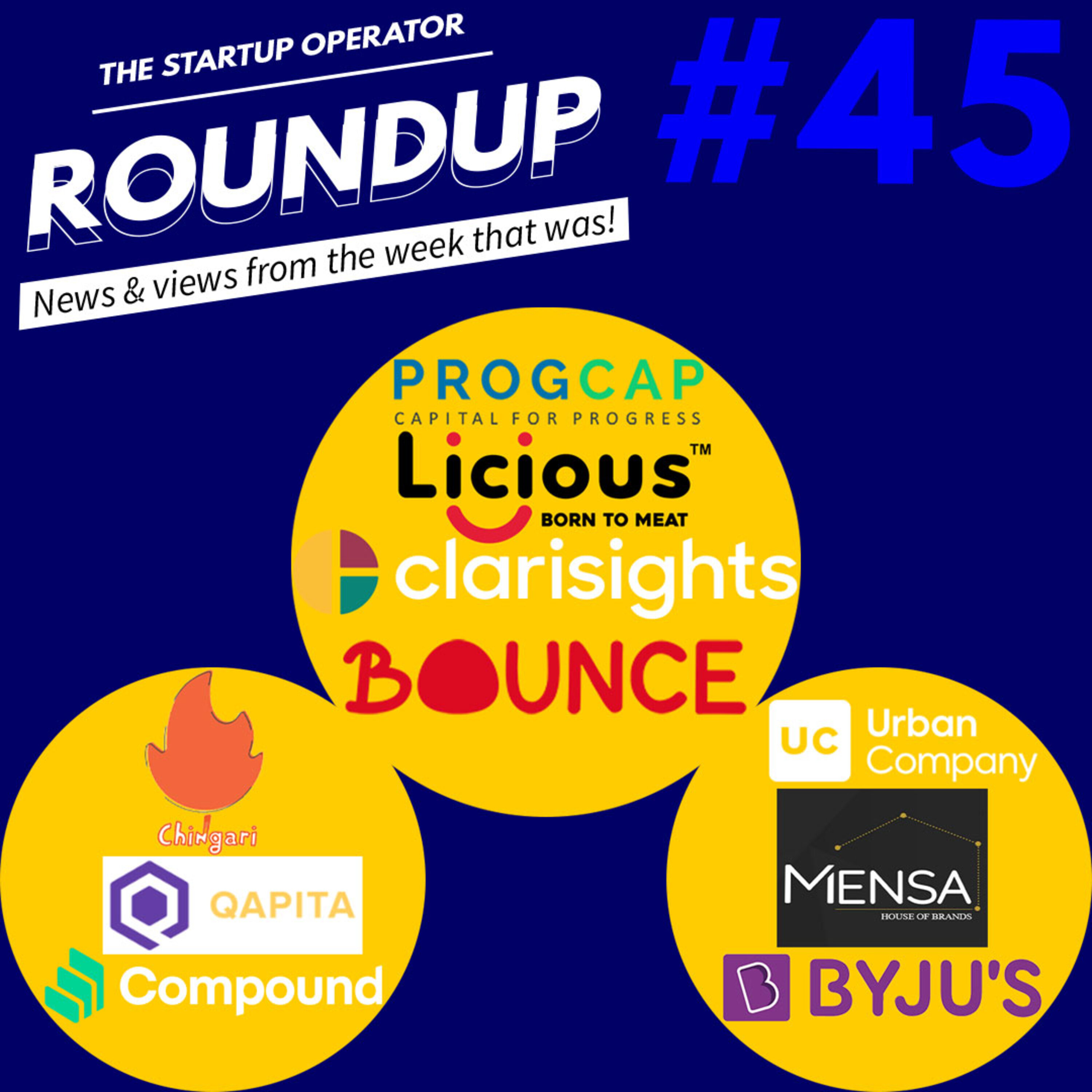 Roundup #45: This week's Unicorns, Government's new policies, Fundraises and more! episode artwork