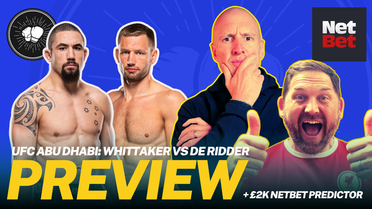 UFC ABU DHABI PREVIEW: Will Robert Whittaker derail the Dutch Knight De Ridder hype train?