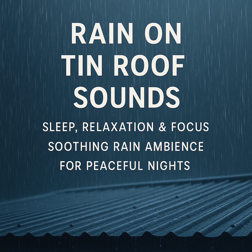 Rain Tin Roof Sounds for Deep Sleep & Relaxation