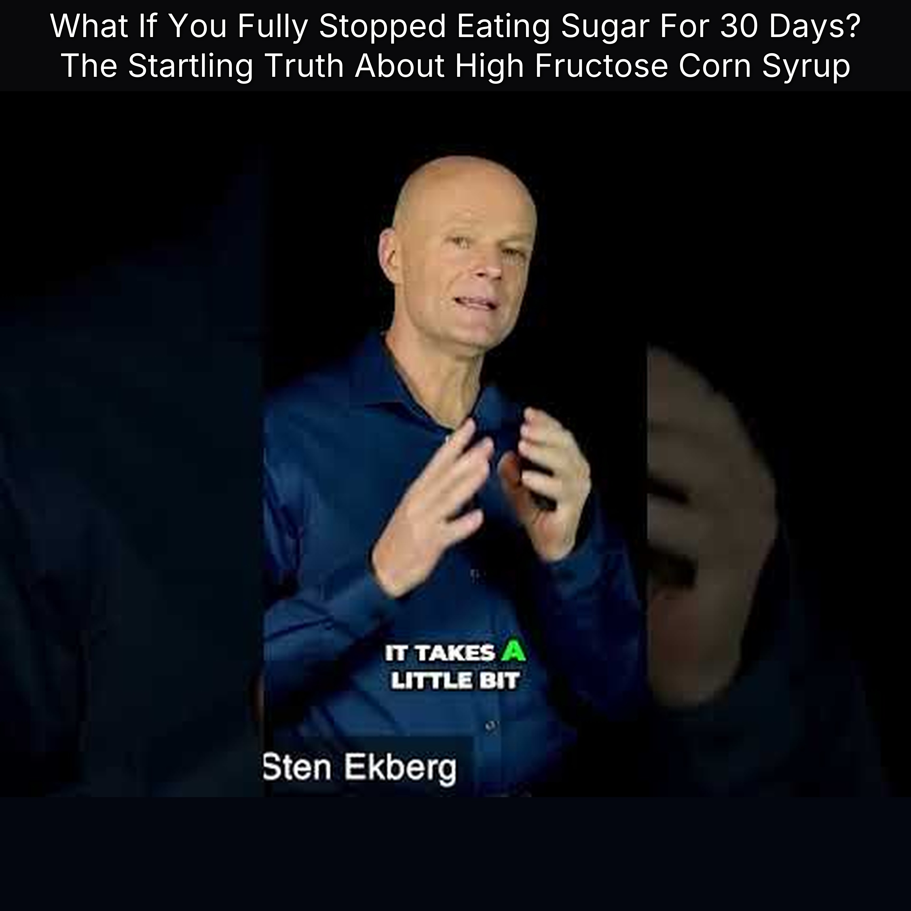 What If You Fully Stopped Eating Sugar For 30 Days? The Startling Truth About High Fructose Corn Syrup