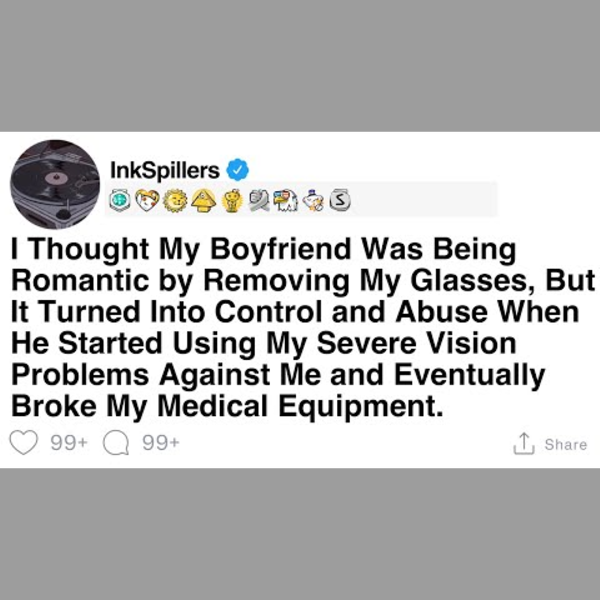 My Boyfriend's Romantic Gesture Turned Controlling Due to My Vision Issues