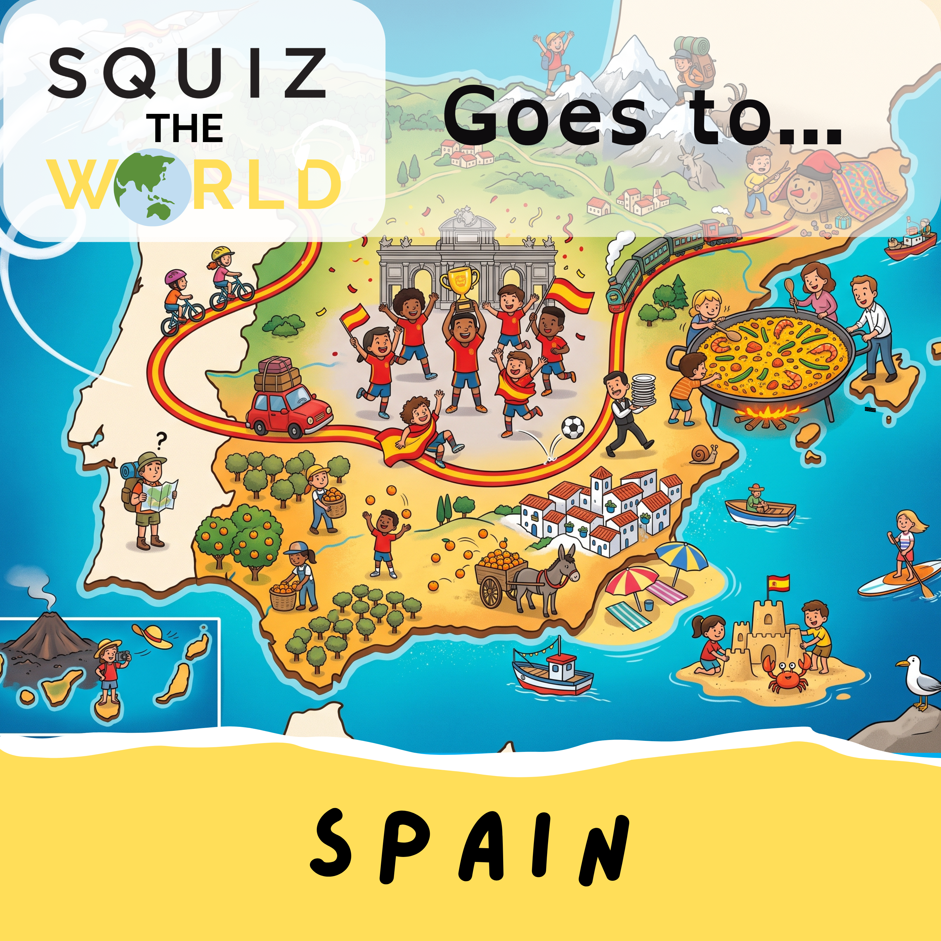 Spain - Squiz the World goes to...