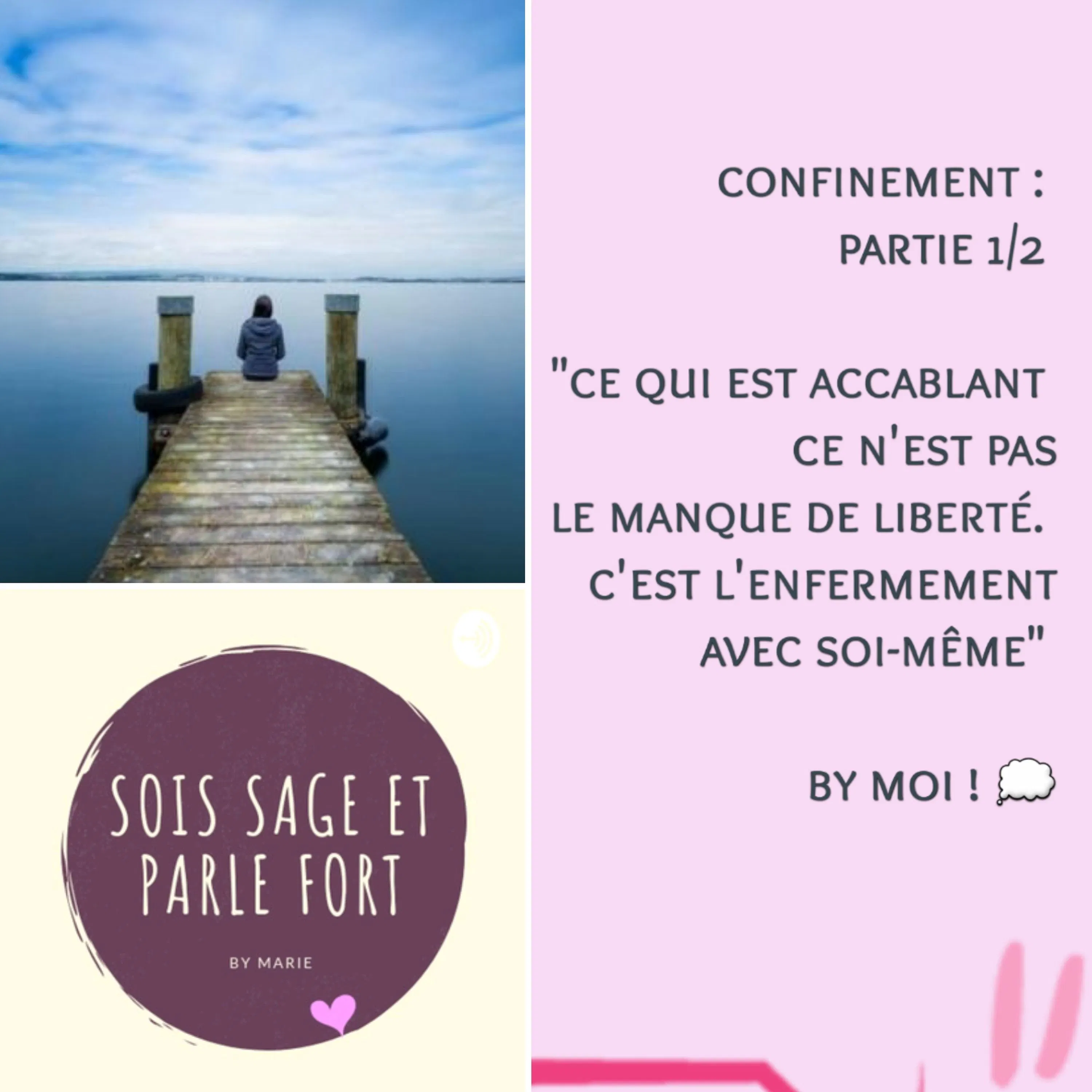 Confinement 1/2 : Ce qui est accablant ce n’est pas le manque de liberté, c’est l’enfermement avec soi-même