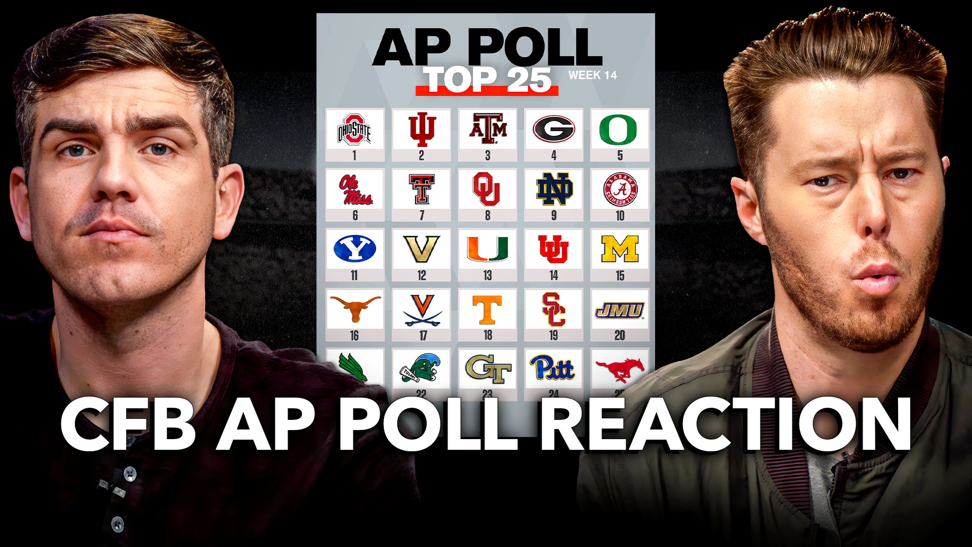 AP POLL REACTION & College Football Week 13 Recap | Alabama Still Behind Notre Dame?