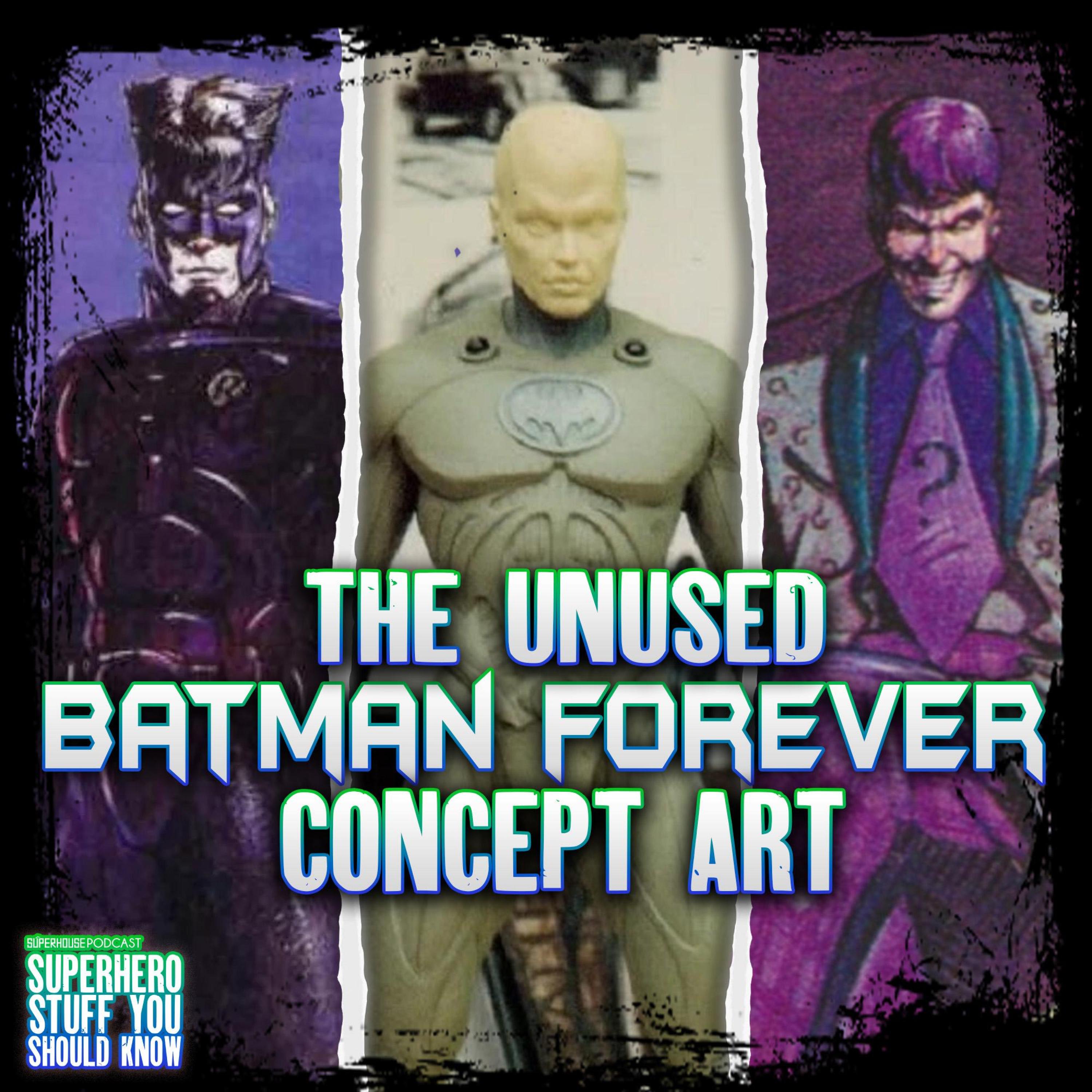 The UNUSED Batman Forever Concept Art episode artwork