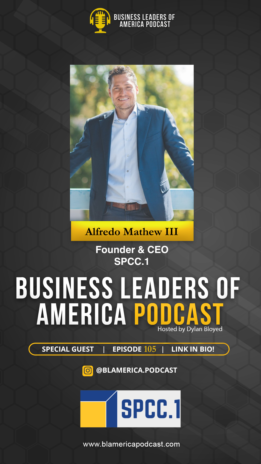Alfredo Mathew III - Founder and CEO of SPCC.1 episode artwork
