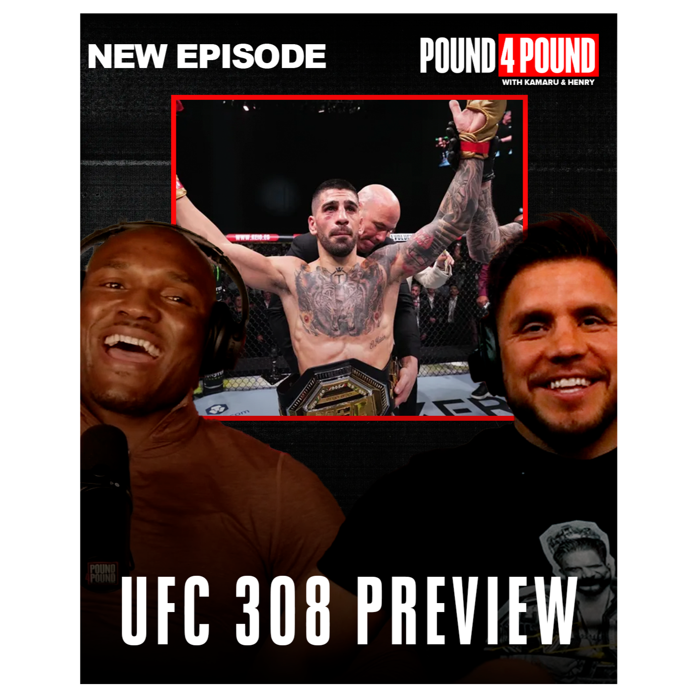 308 REACTION: Topuria Holloway, Khamzat Chimaev, Shara Knockout, BMF Title Debate | Pound 4 Pound Kamaru Usman Henry Cejudo episode artwork