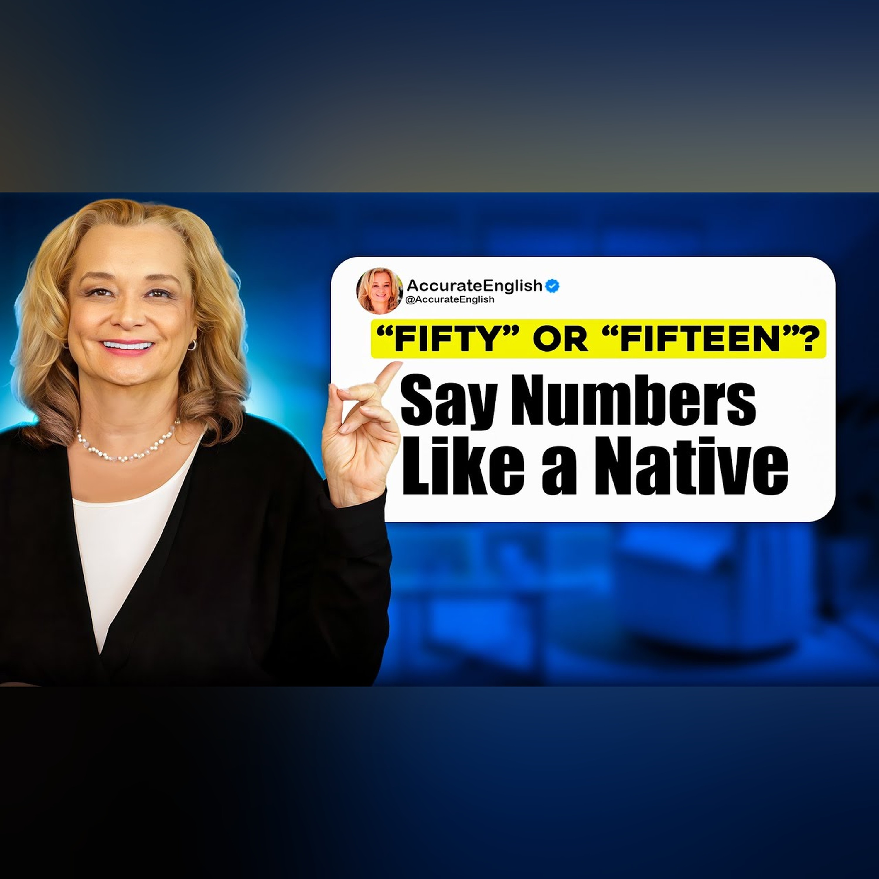 How to Pronounce Numbers Like a Native Speaker (Don't confuse 30 and 13!) episode artwork