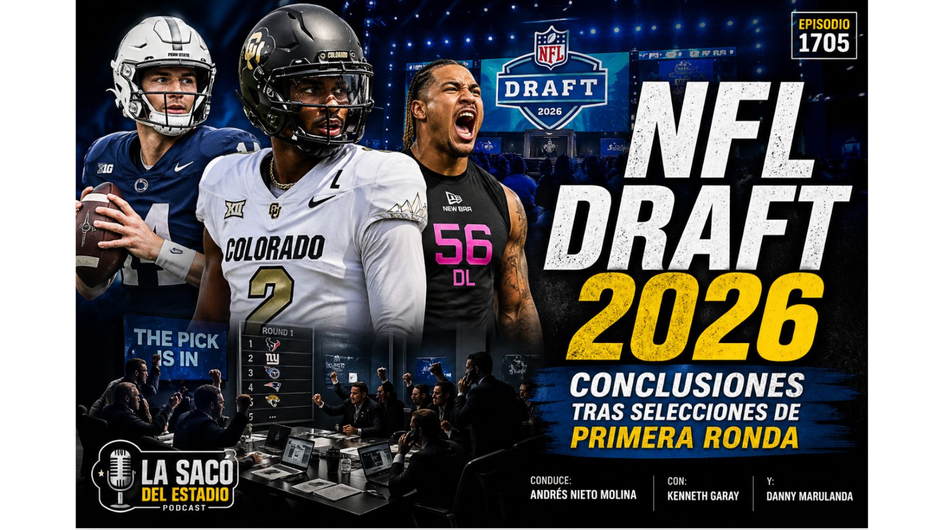 Draft NFL 2026 Conclusiones tras selección primera ronda 🏈 episode artwork