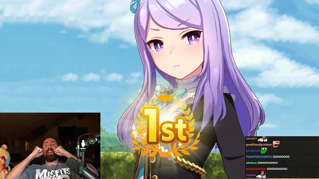 The horse girl game is crazy | Asmongold TV