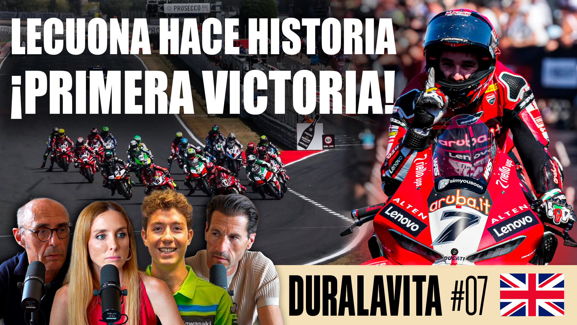 ¡Histórico! Lecuona logra su primera victoria y rompe la racha de Bulega | DURALAVITA Superbikes