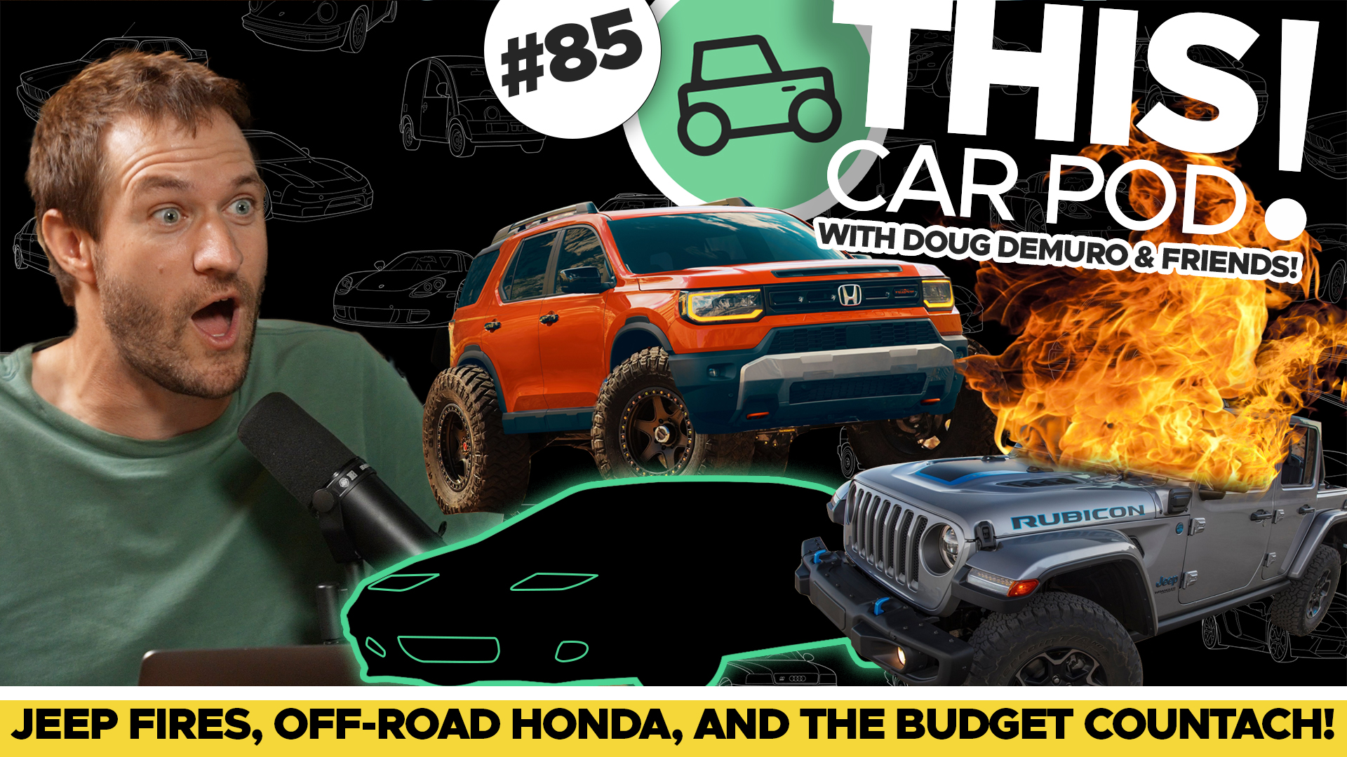 EV Sales Crash! Doug's Carrera GT Breaks Down, Jeeps Are Catching Fire! THIS CAR POD! EP85