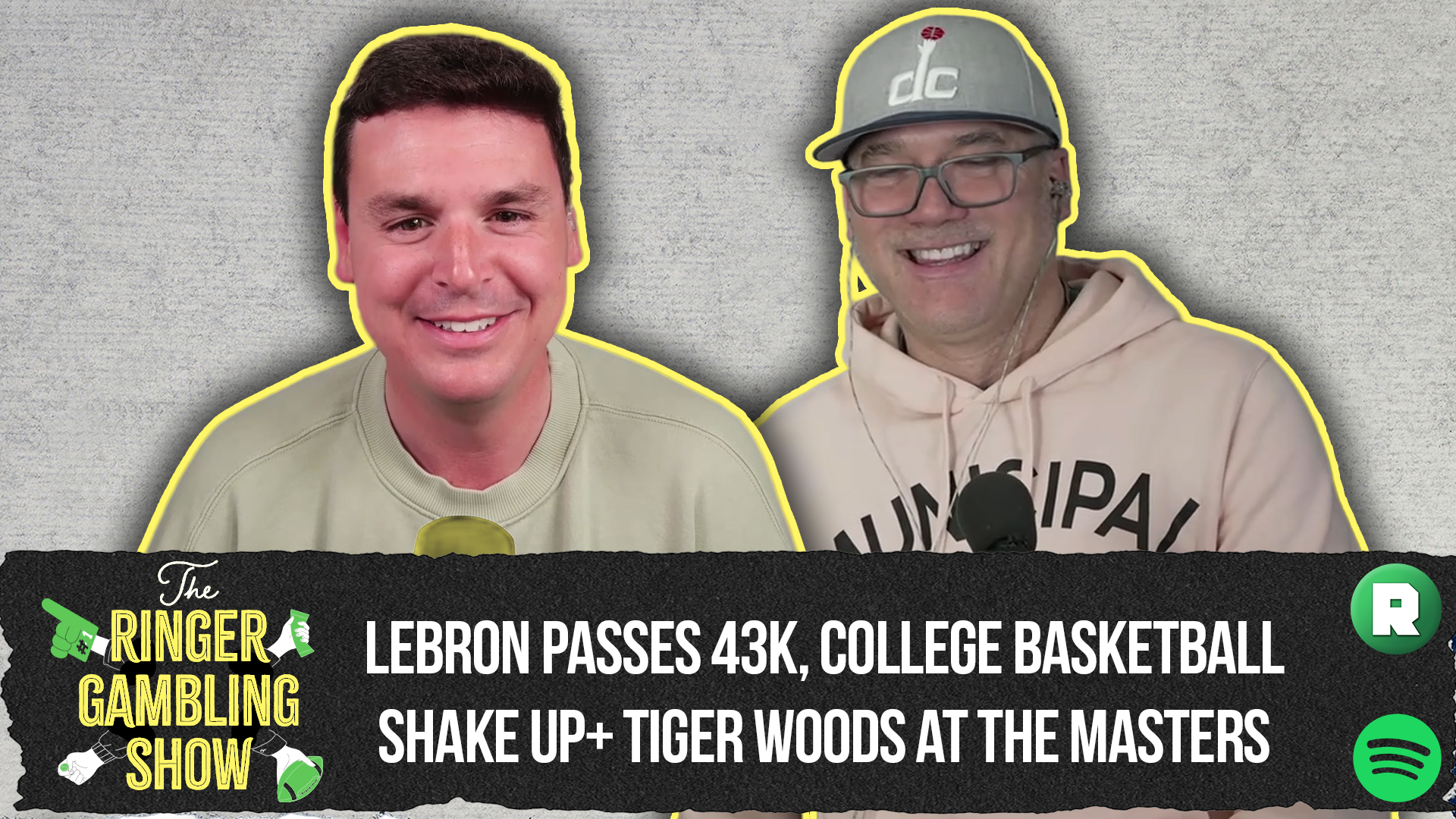 LeBron Surpasses 43K, College Basketball Shakeup, and Will Tiger be at The Masters? | The Ringer Gambling Show