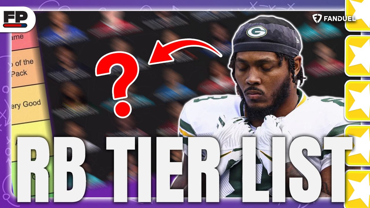 Jahmyr Gibbs or Bijan Robinson? RB Tier List featuring G-Stack & ClevTA | Presented by FanDuel episode artwork