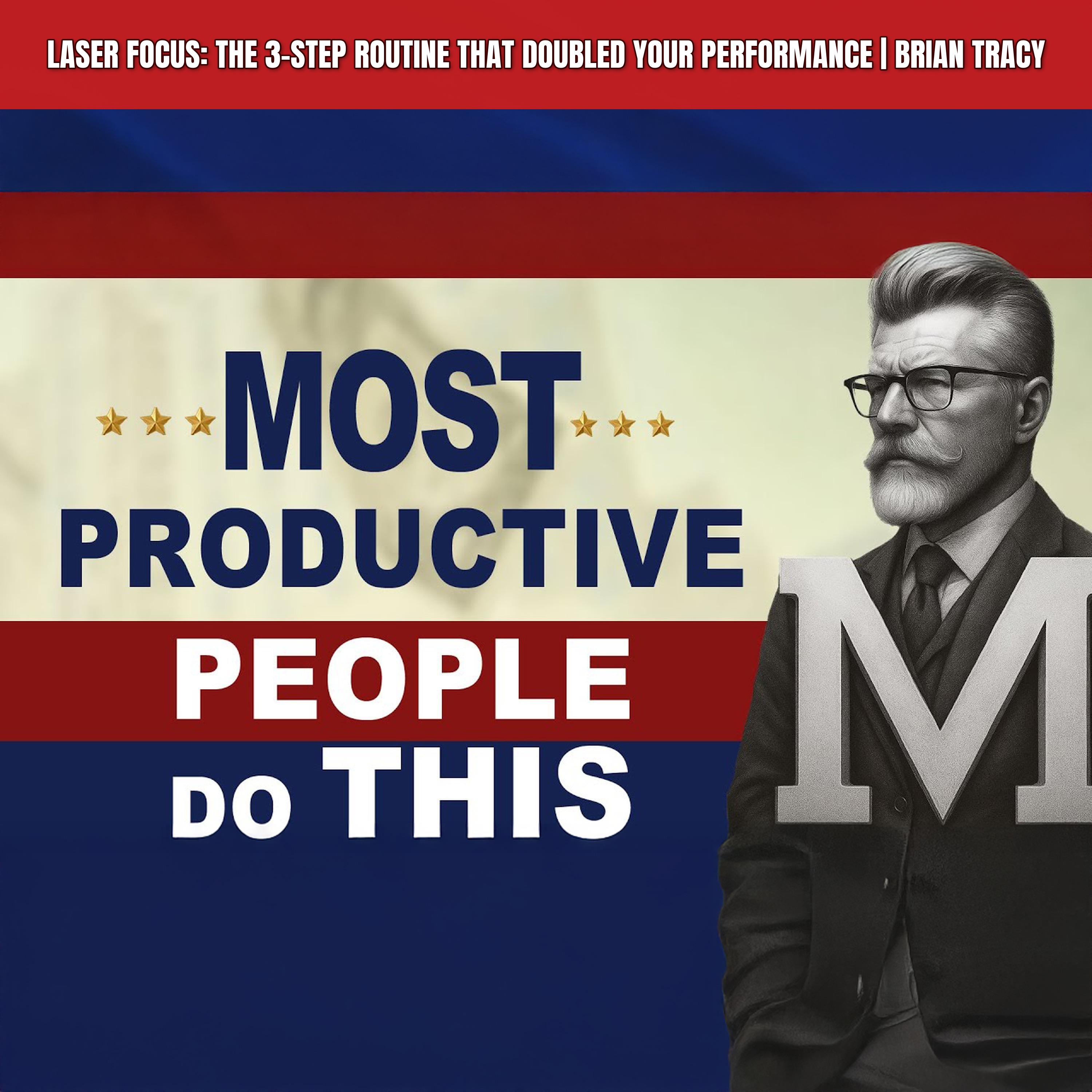 LASER FOCUS: The 3-Step Routine That Doubled Your Performance | Brian Tracy episode artwork