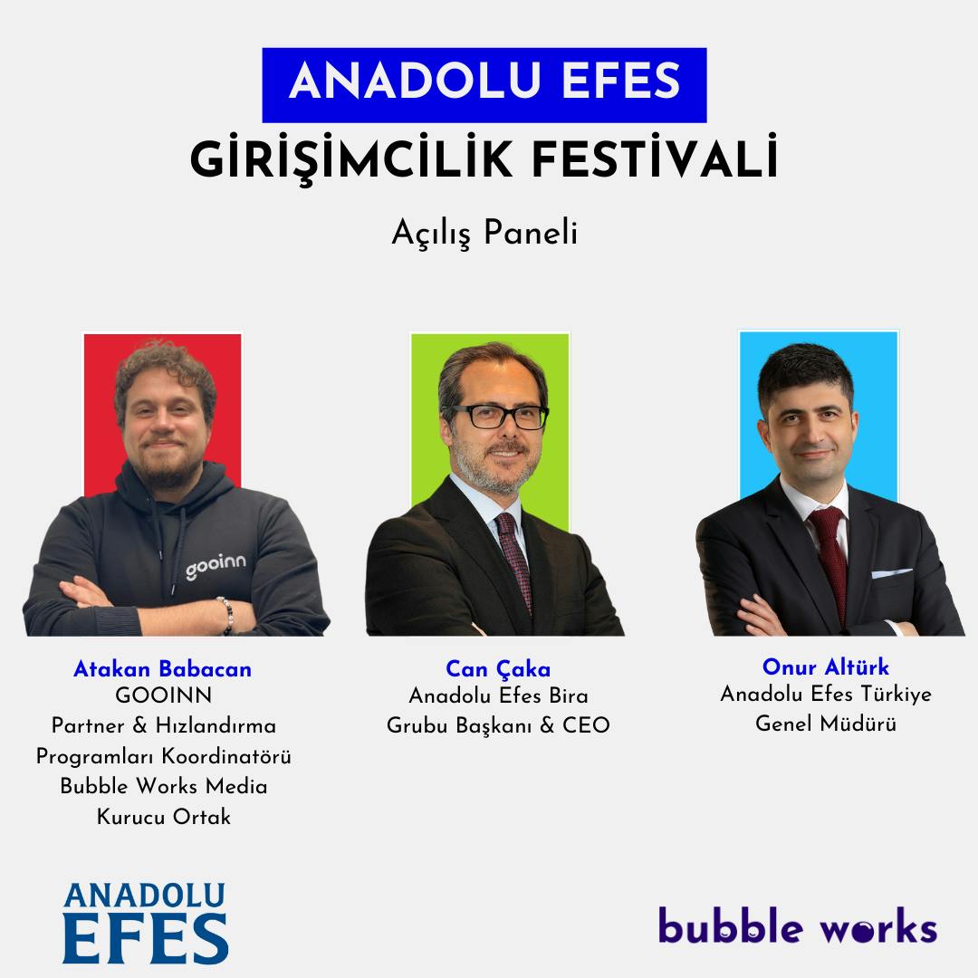 Anadolu Efes Girişimcilik Festivali ‘’Açılış Paneli’’