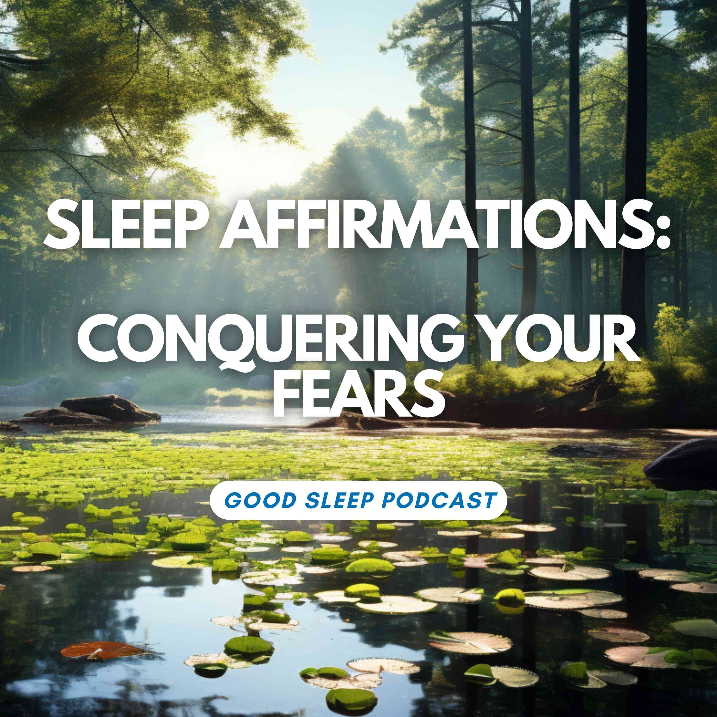 WITH MUSIC - Dissolve Anxiety and Fear: Calming Sleep Affirmations
