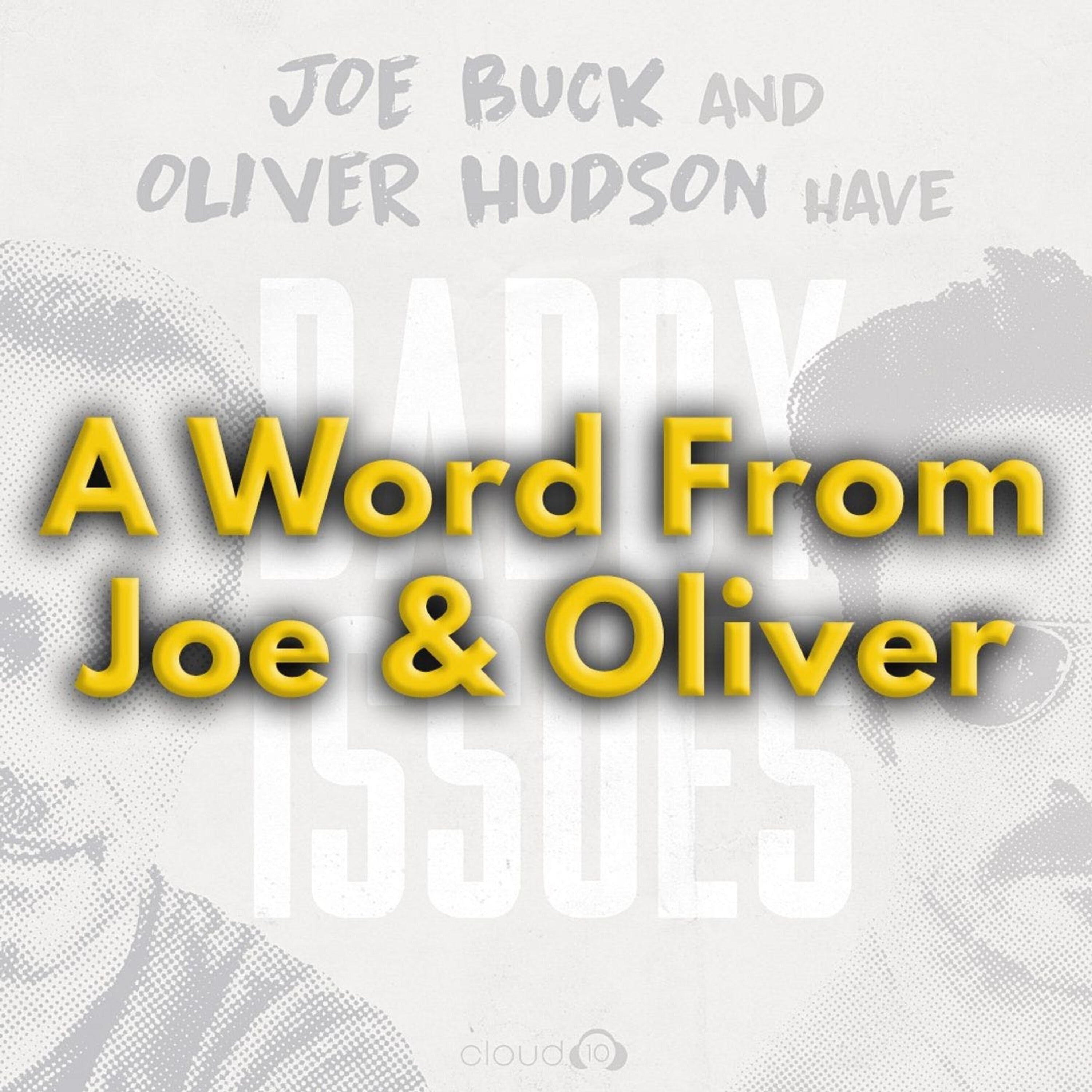 A Word From Joe and Oliver episode artwork