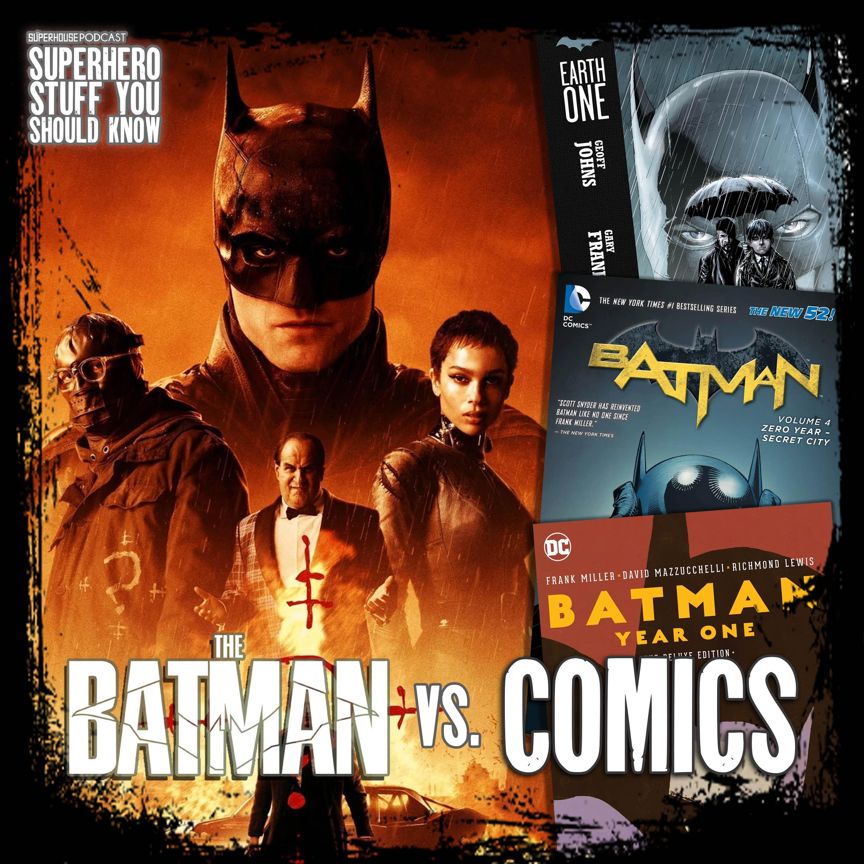 The Batman Vs. Comics (SPOILERS) episode artwork