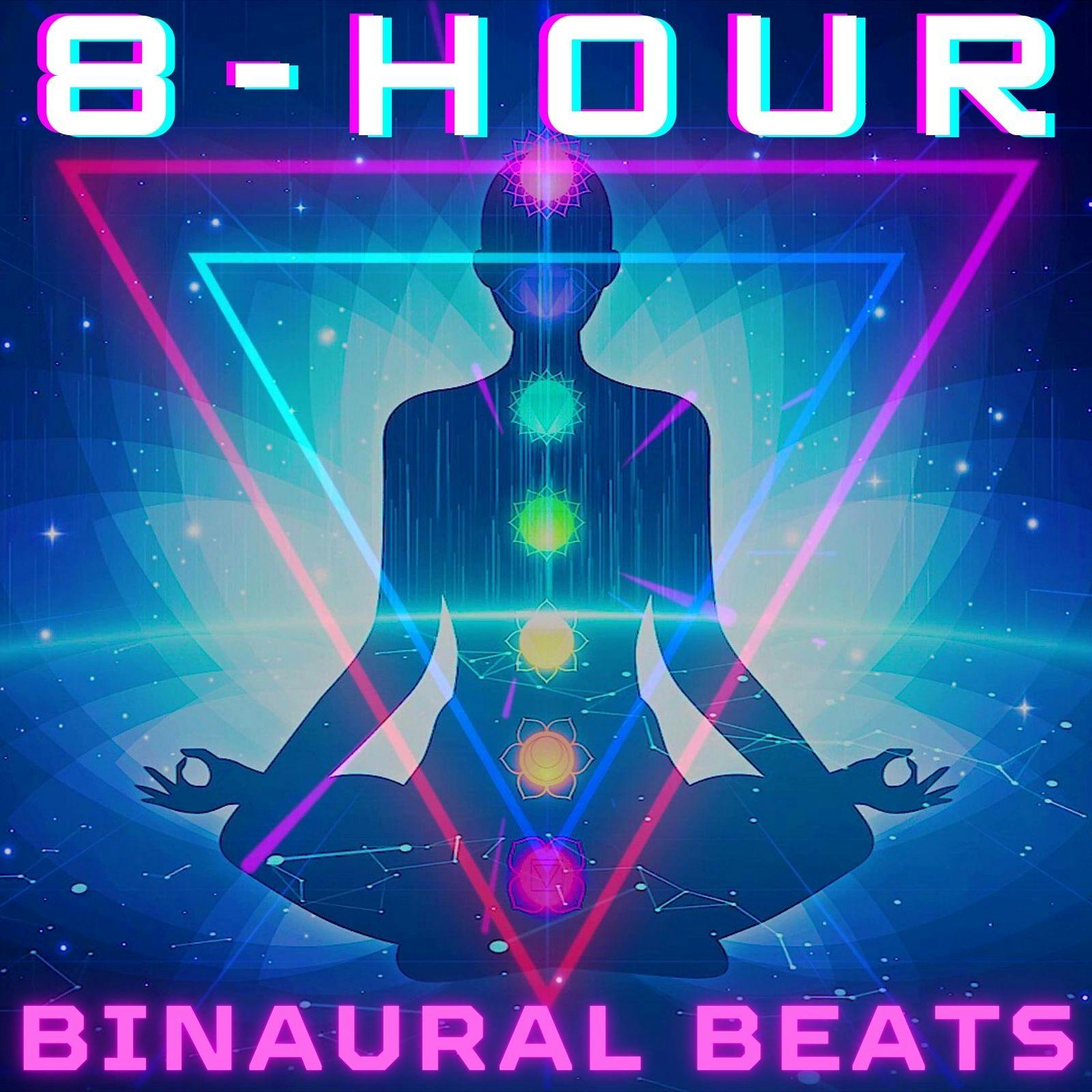 💜 8 Hours of Deep Healing Binaural Beats with Gentle Sleep Music | 6 Hz Theta Waves for Relaxation & REM Sleep 😴