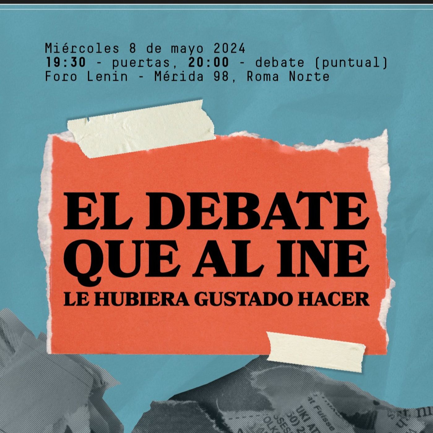 El debate que al INE le hubiera gustado hacer