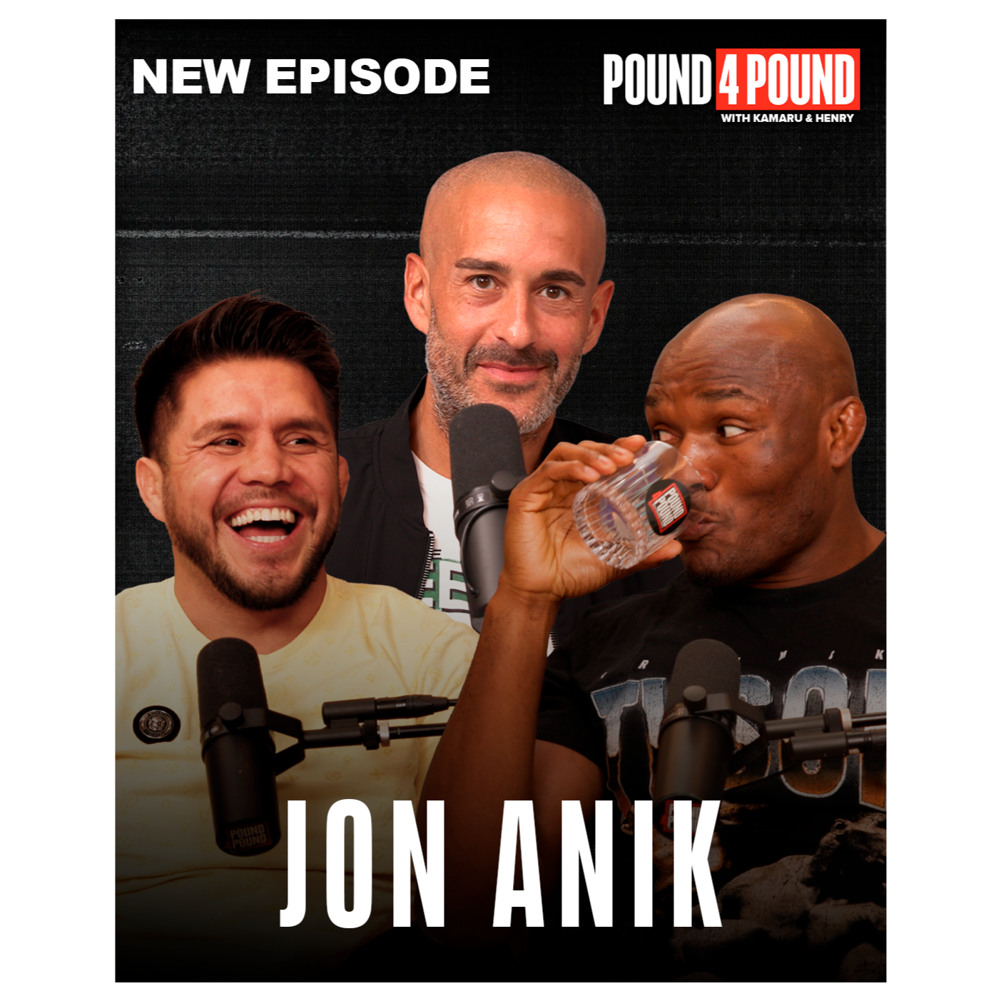 JON ANIK: Voice of UFC, Greatest Octagon Moment, Joe Rogan | Pound 4 Pound Kamaru Usman Henry Cejudo episode artwork
