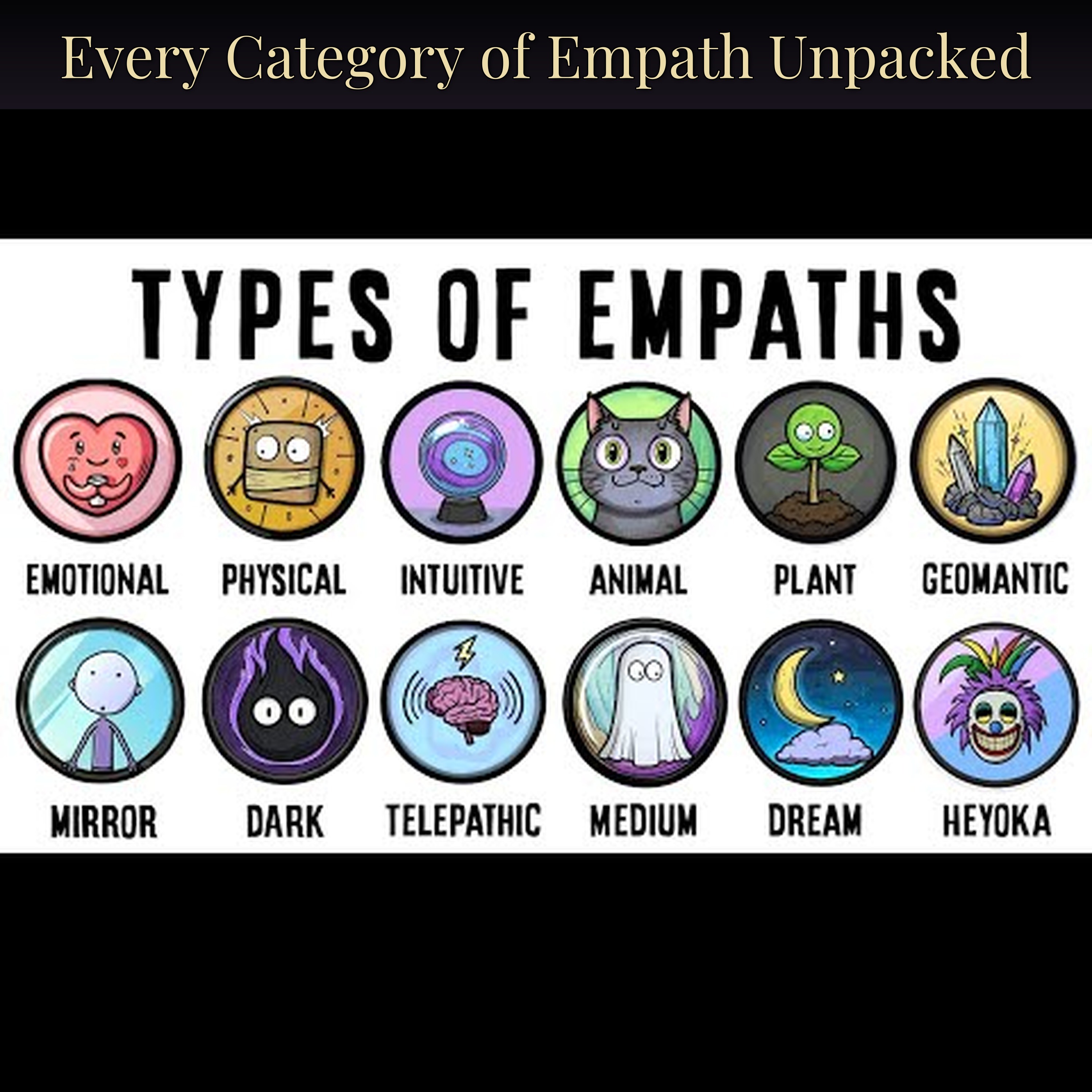 Every Category of Empath Unpacked