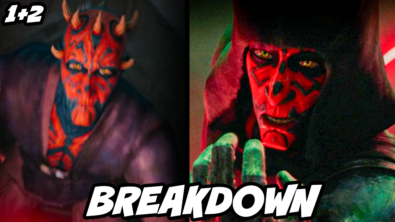 DARTH MAUL BREAKDOWN 1 AND 2 - MAUL IS RUTHLESS