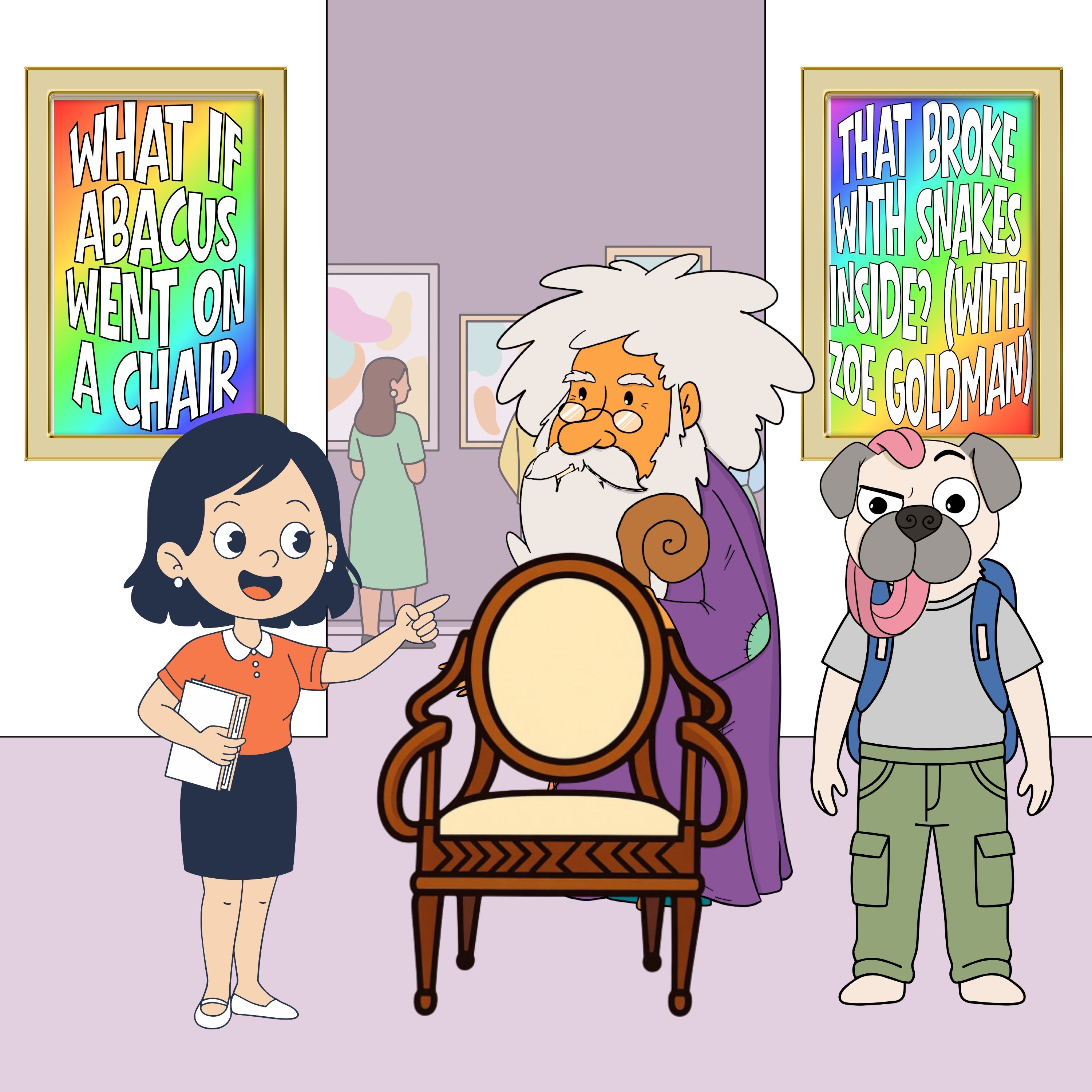 408. Nate asks: What if a chair broke with snakes inside? (w/Zoe Goldman) episode artwork