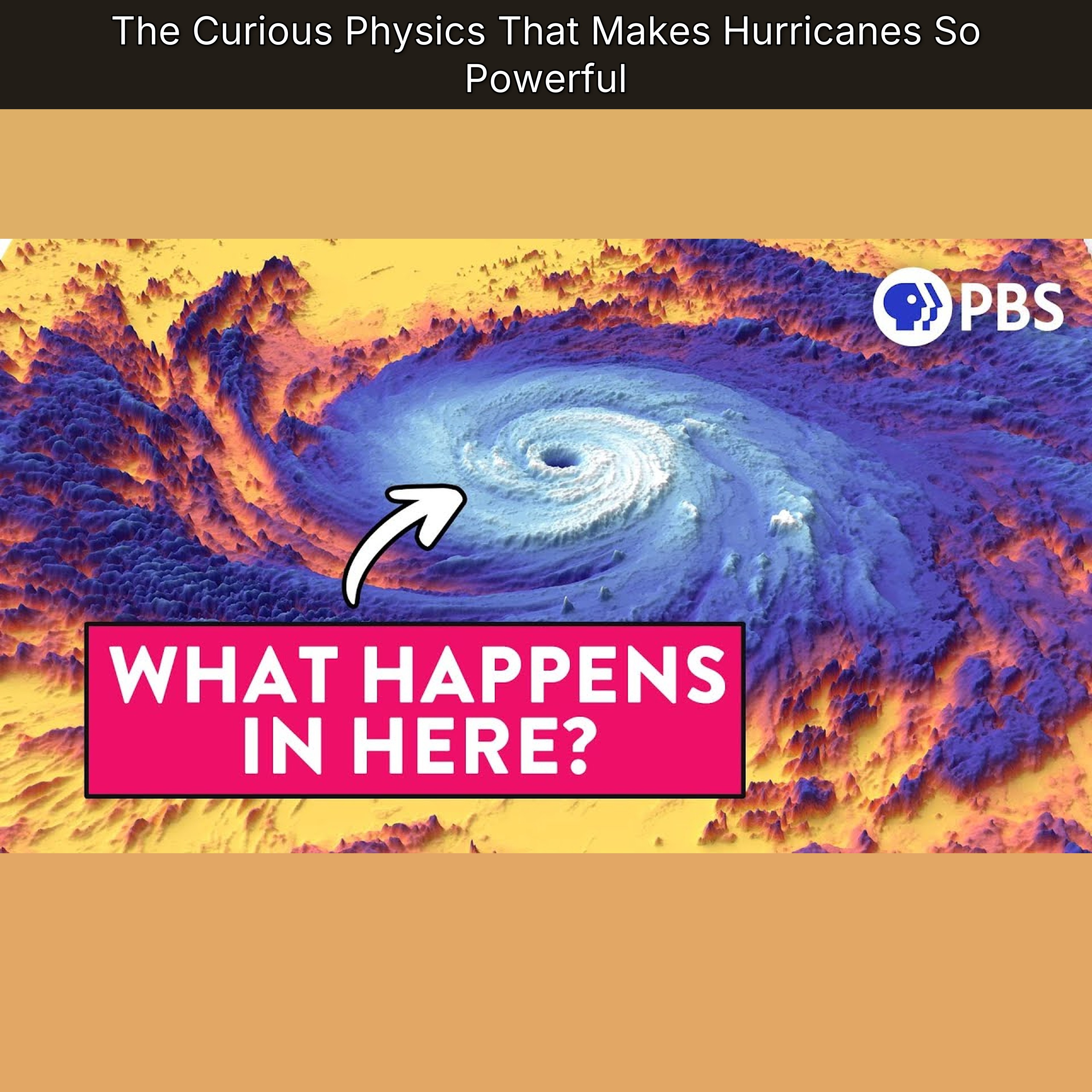 The Curious Physics That Makes Hurricanes So Powerful episode artwork