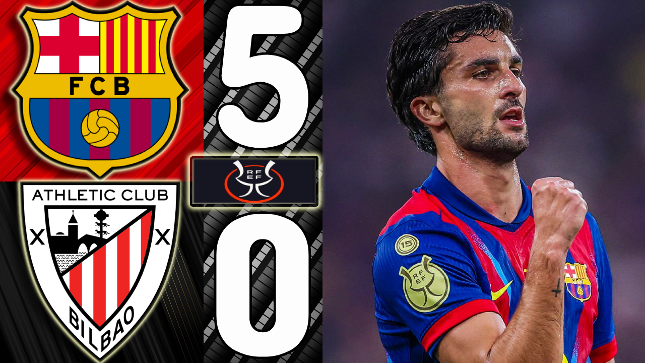 🎥 Barcelona vs. Athletic Club [5-0] - Match Review (Spanish Super Cup Semi-Final 2026)