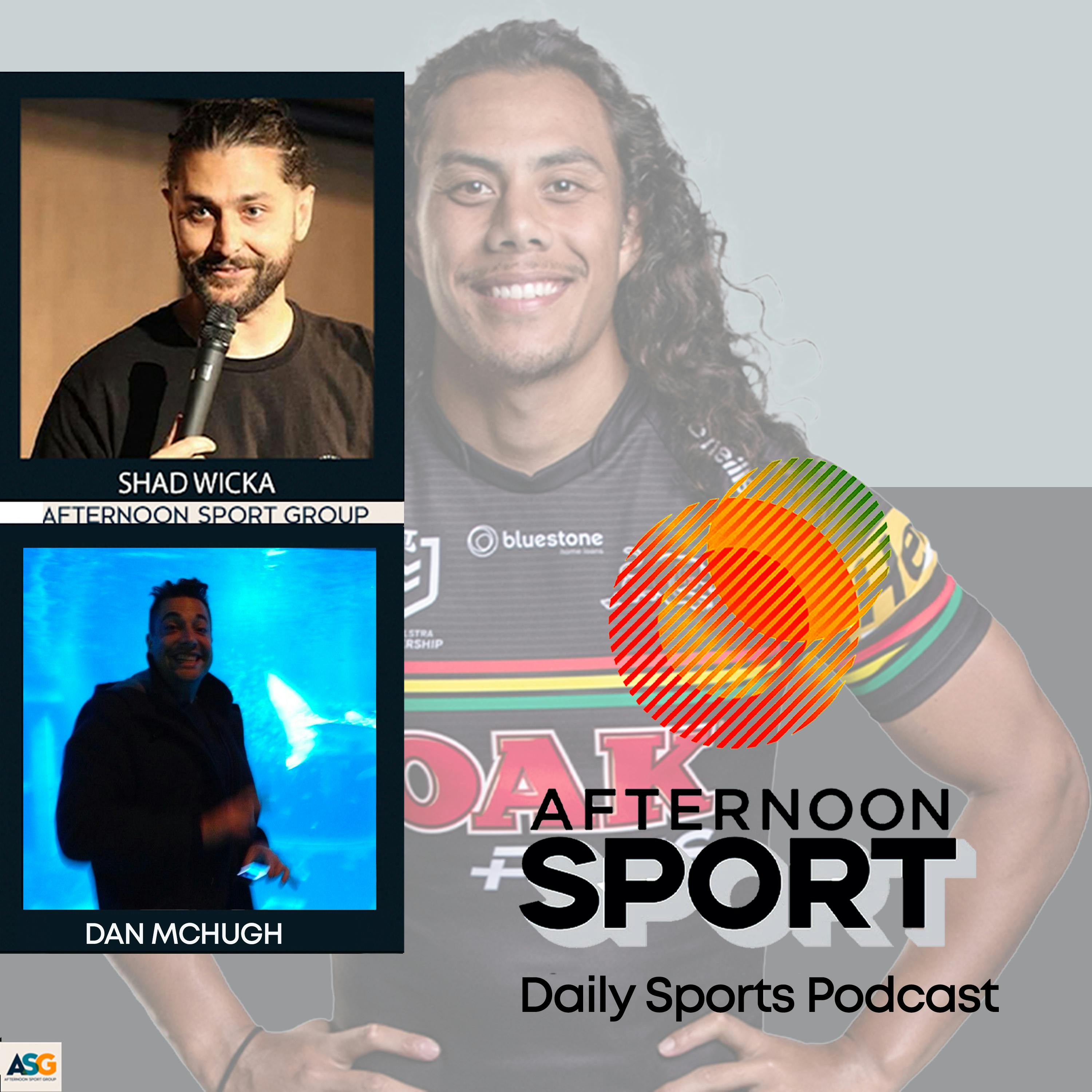 23rd June Shad Wicka & Dan McHugh: Qld Women win State of Origin, THE NRL Behaviour Police - support for Jarome Luai, Women's Ashes, a portrait of Andy Murray + more!
