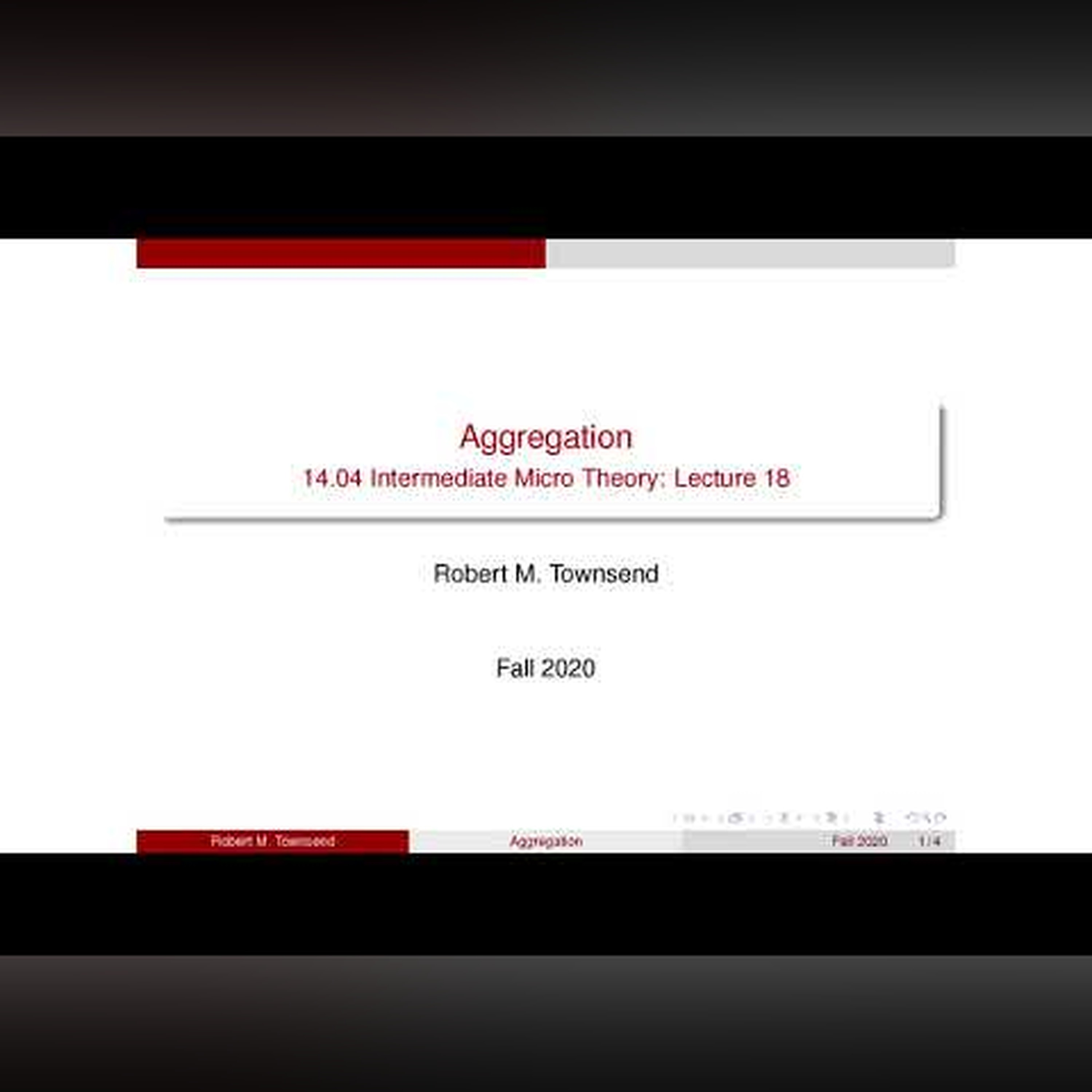 Lecture 18: Aggregation