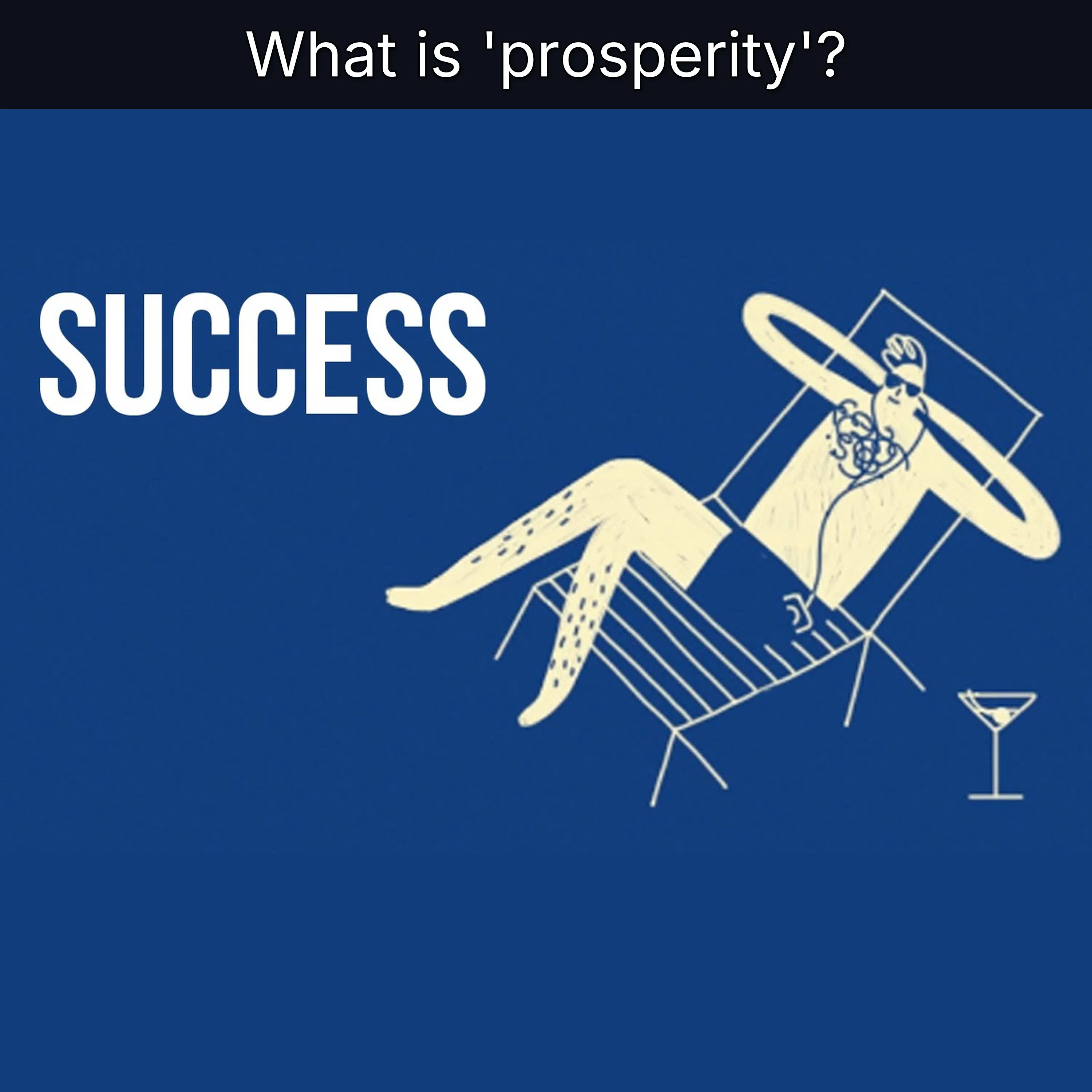 What is 'prosperity'? episode artwork