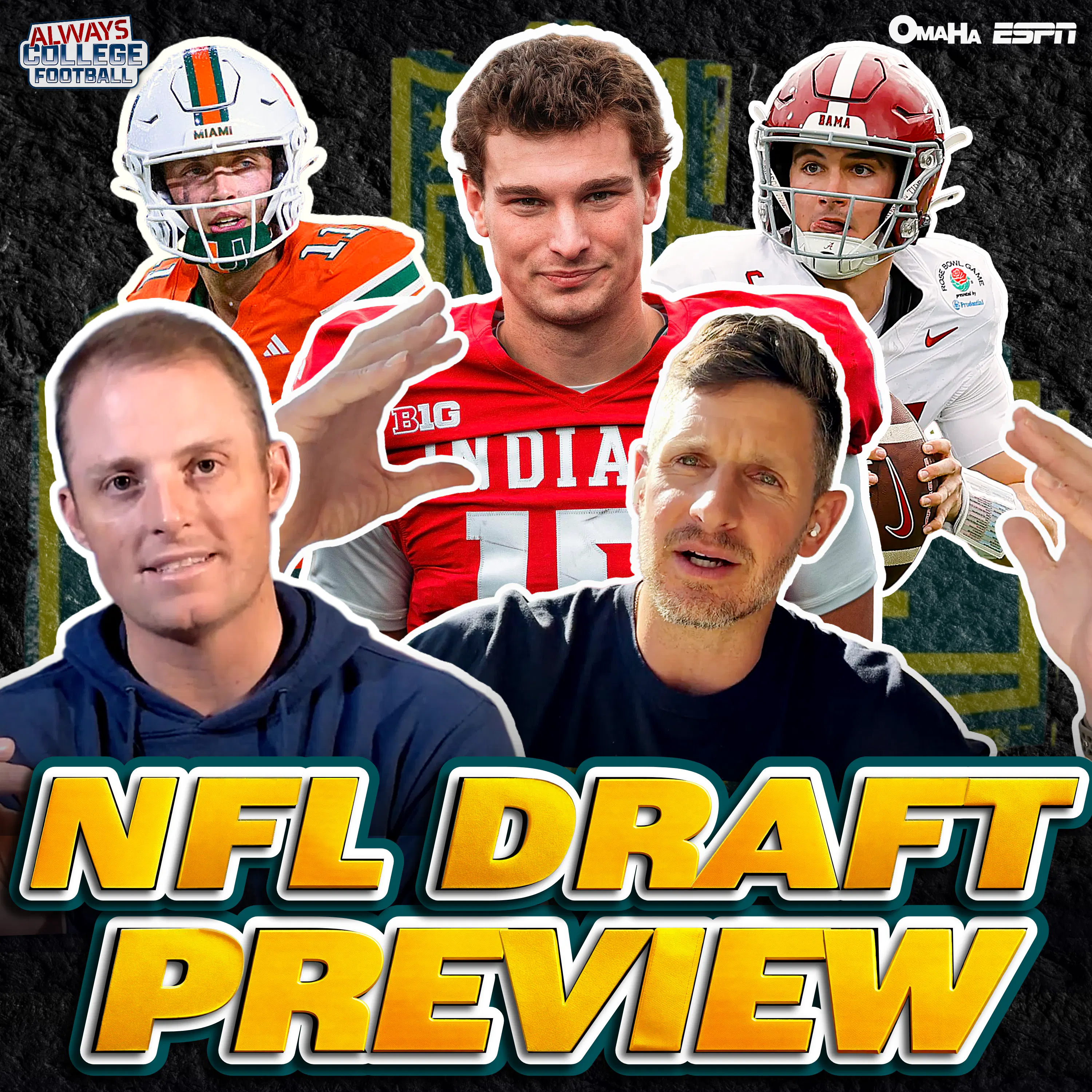 Greg McElroy and Dan Orlovsky breakdown NFL draft prospects | Always College Football episode artwork
