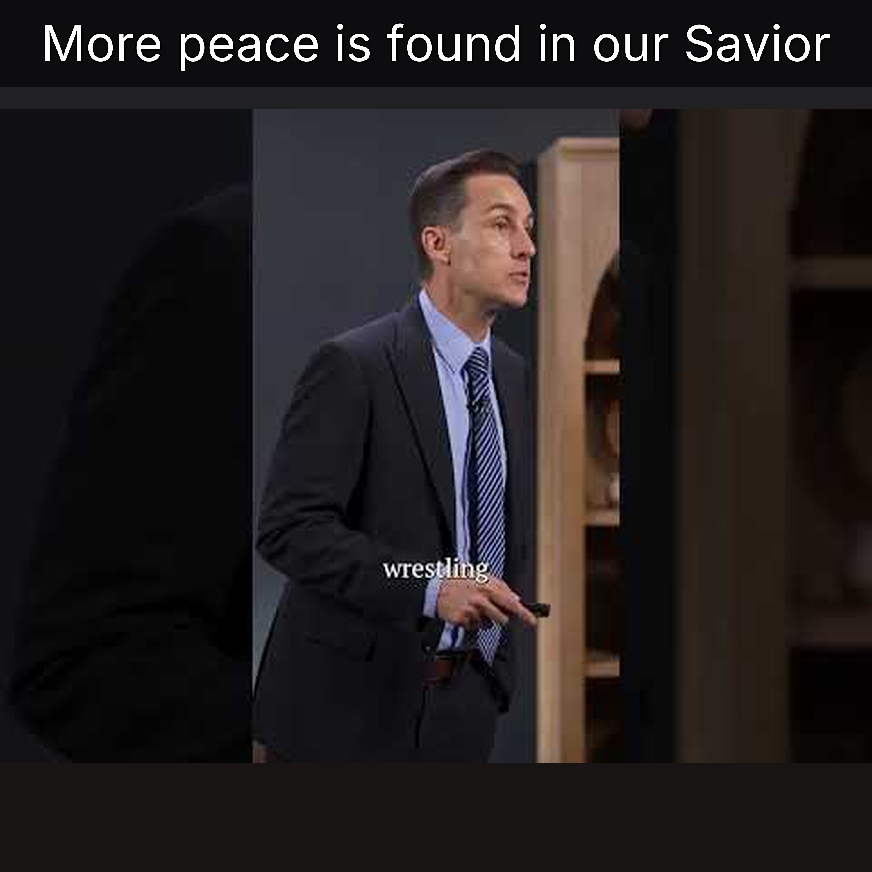 More peace is found in our Savior episode artwork
